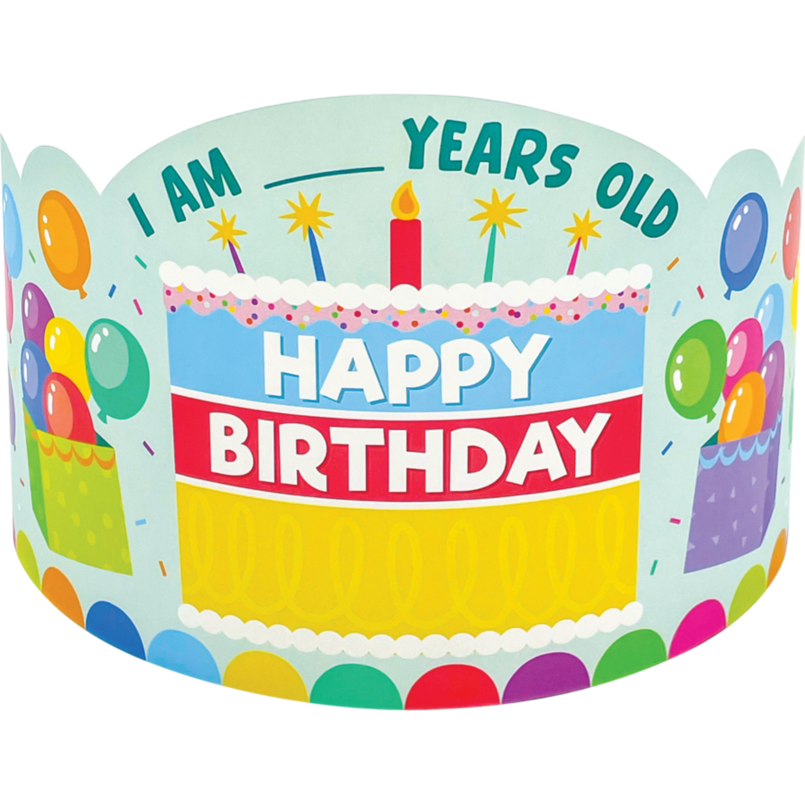 TEACHER CREATED RESOURCES Colorful Happy Birthday Crowns