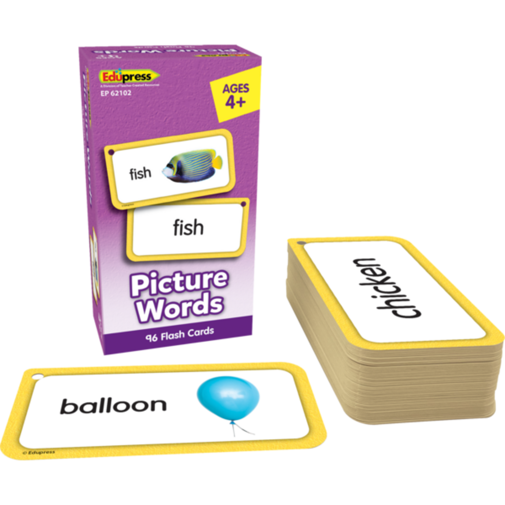 TEACHER CREATED RESOURCES Picture Words Flash Cards Deluxe Set