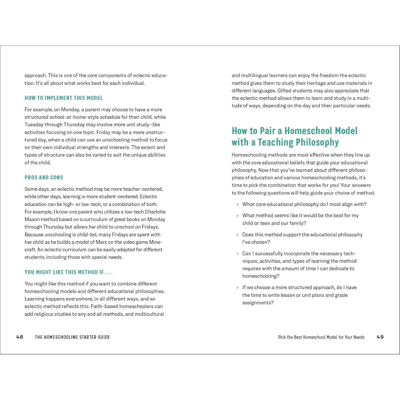 The Homeschooling Starter Guide