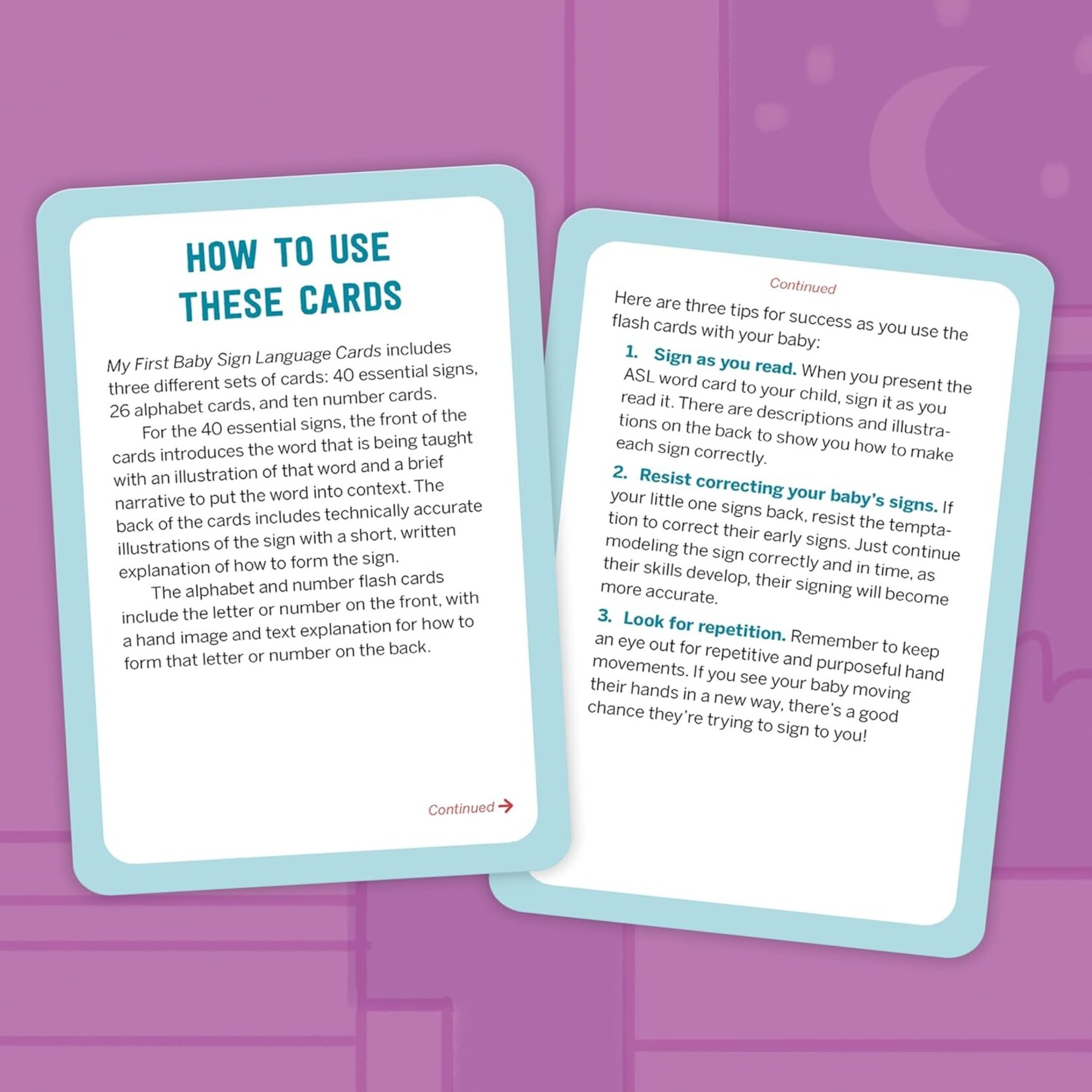 My First Baby Sign Language Flash Cards