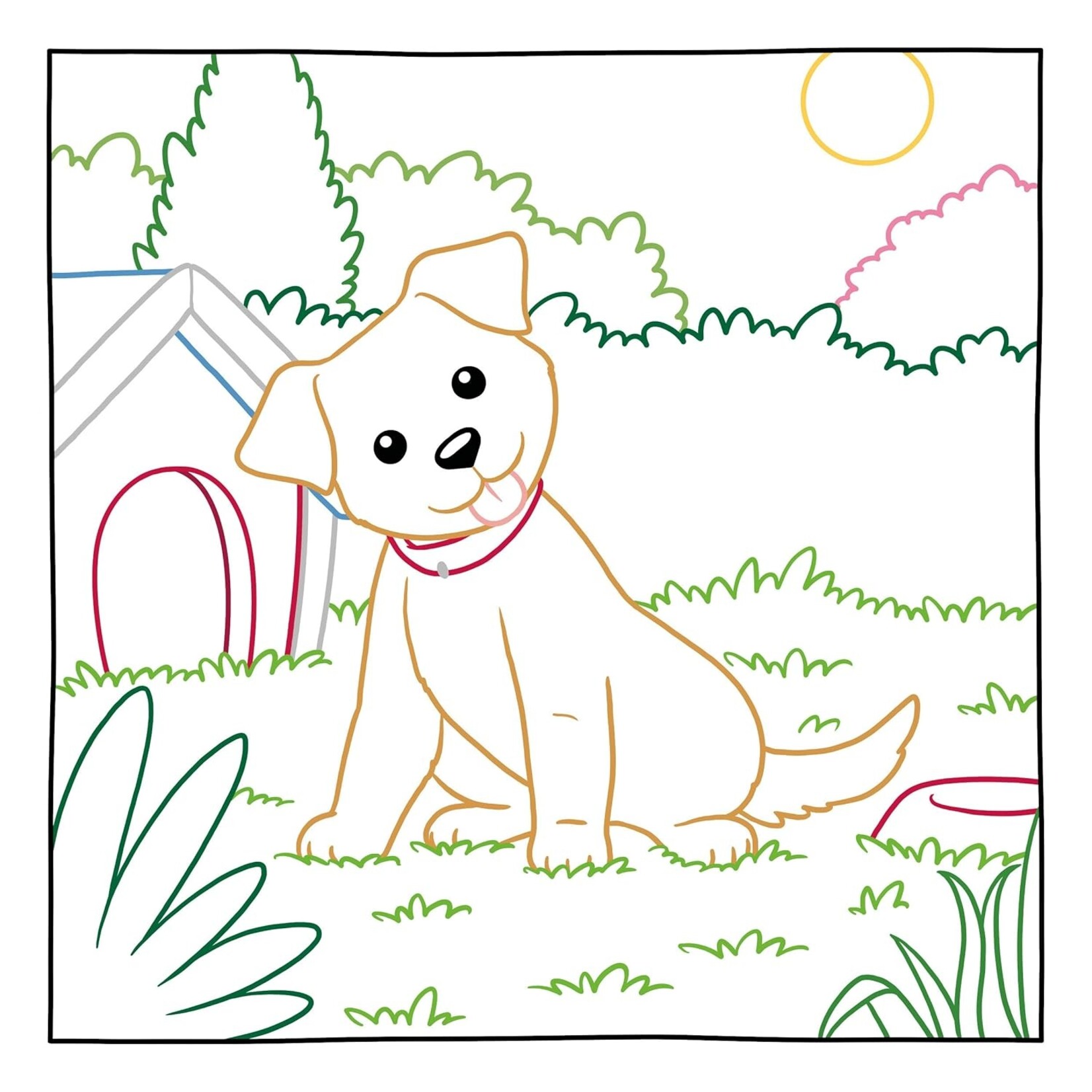 Magic Paper Coloring Book: Baby Animals