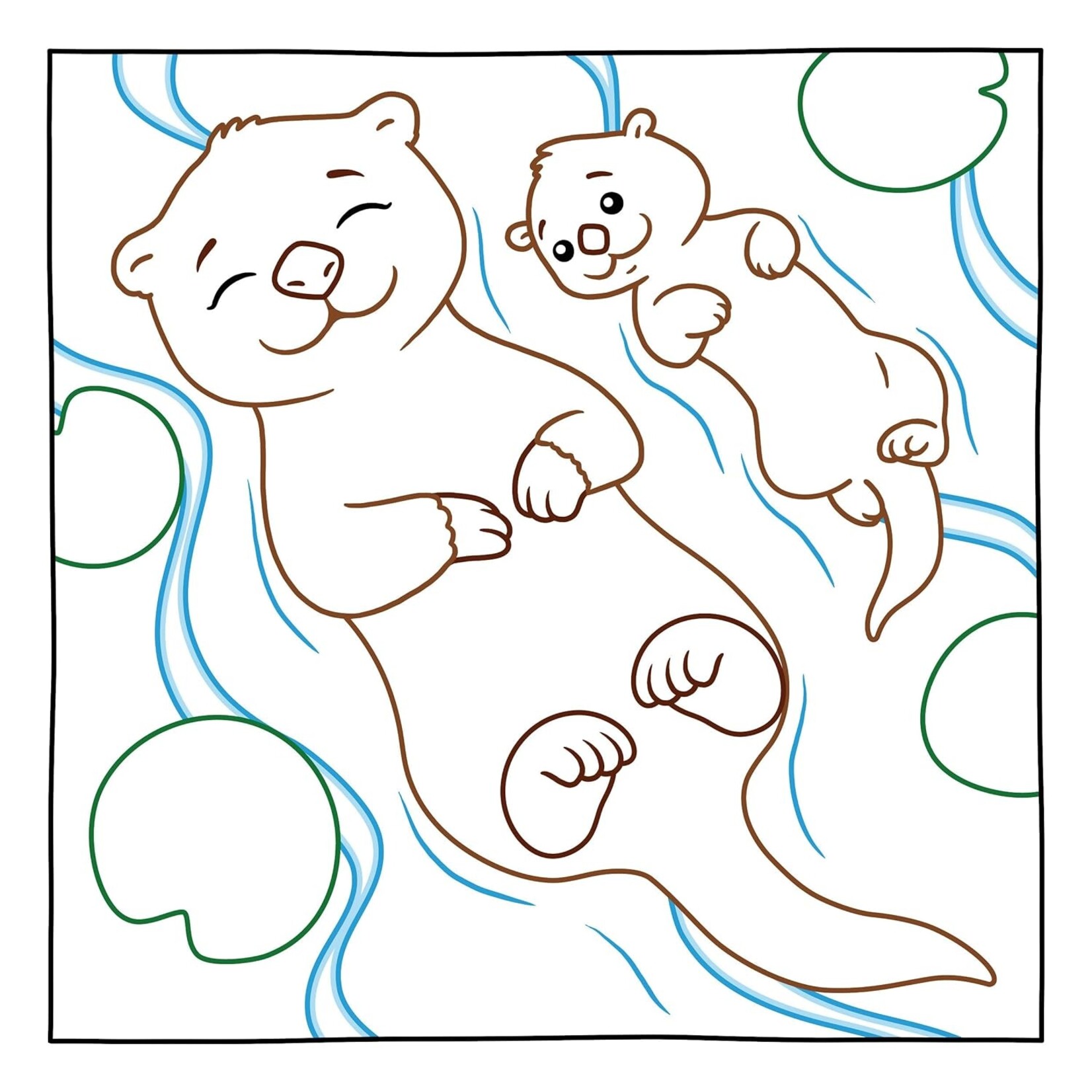 Magic Paper Coloring Book: Baby Animals