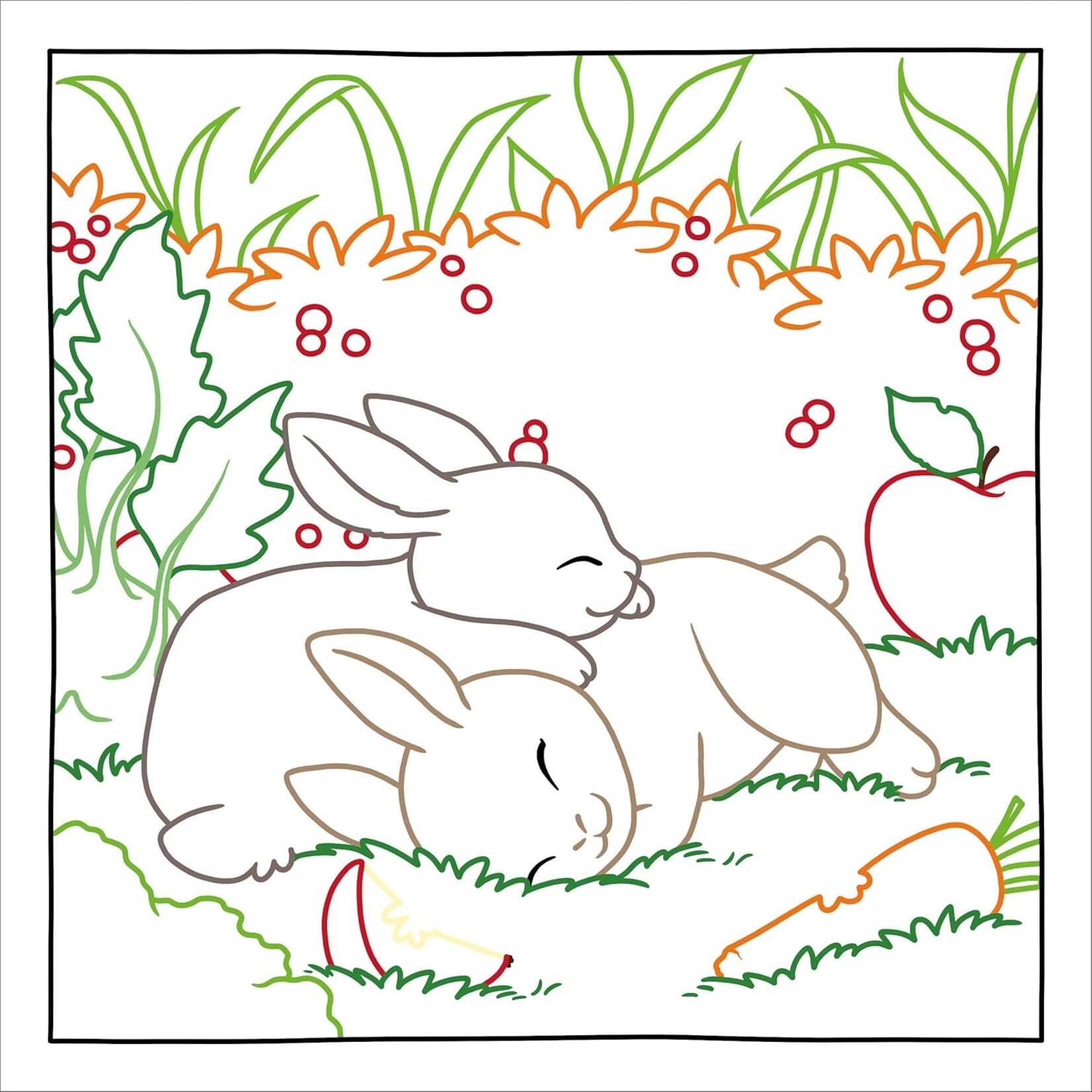 Magic Paper Coloring Book: Bedtime Animals