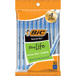 Bic Round Stic Ballpoint Pens Blue 10pk