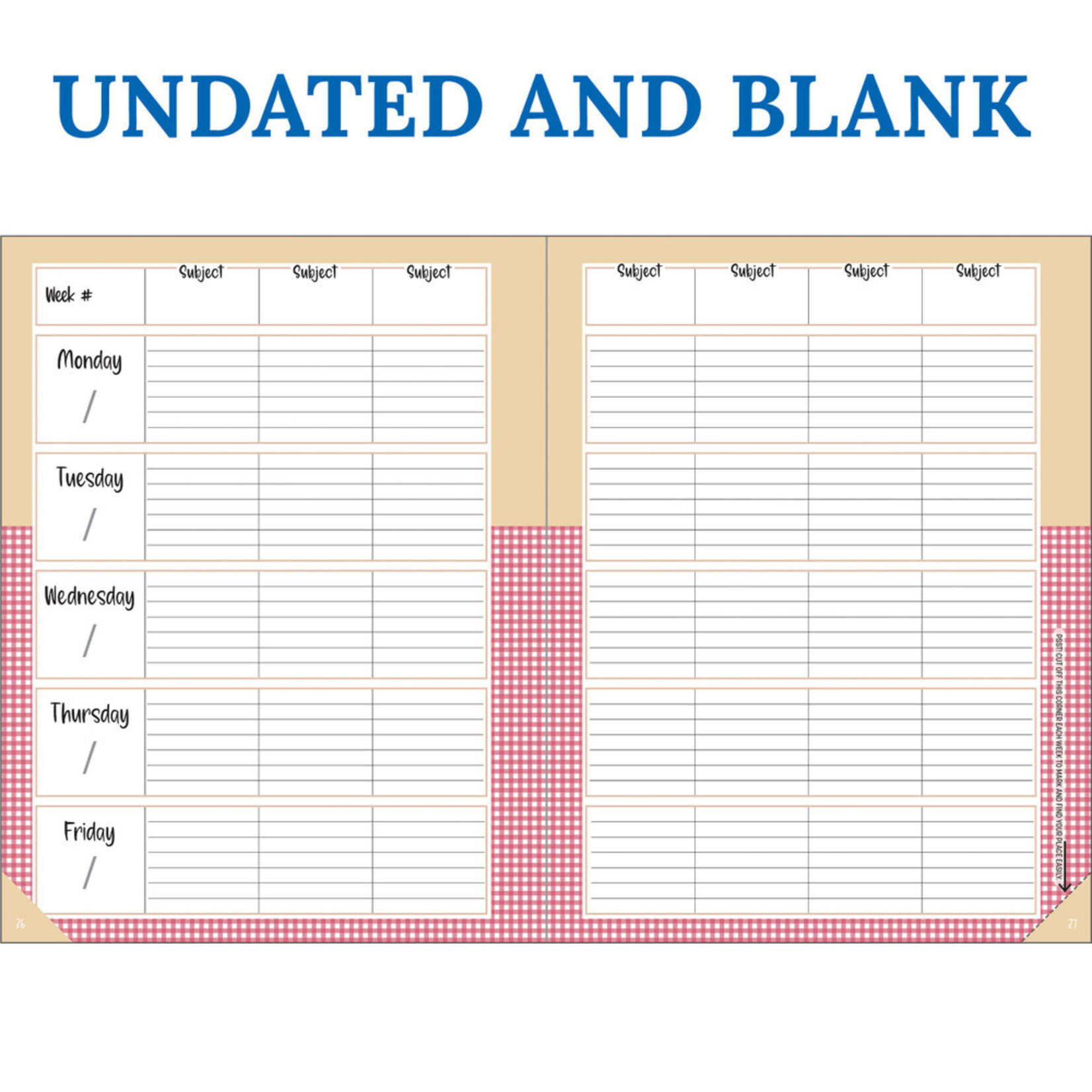 CARSON DELLOSA PUBLISHING CO Farmers Market Teacher Planner