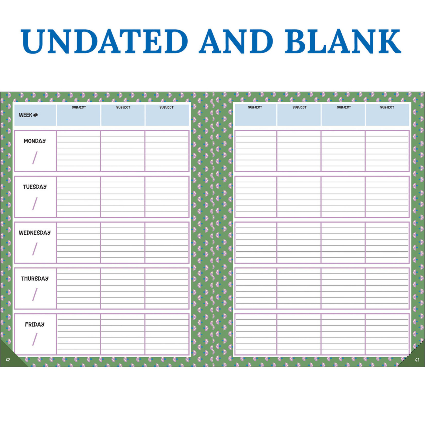 CARSON DELLOSA PUBLISHING CO Fairy Tale Forest Teacher Planner