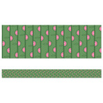 CARSON DELLOSA PUBLISHING CO Forest Flowers Straight Bulletin Board Borders