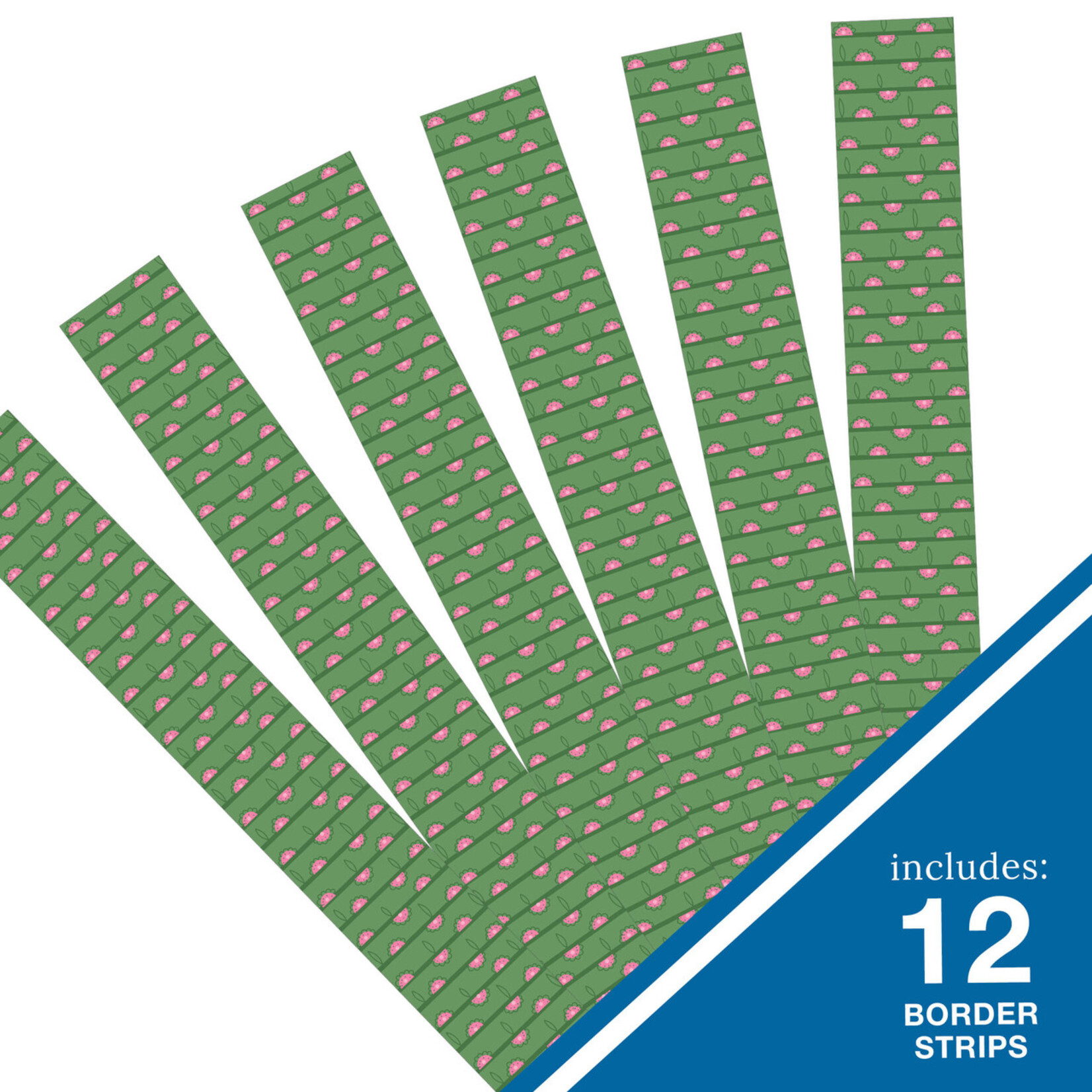 CARSON DELLOSA PUBLISHING CO Forest Flowers Straight Bulletin Board Borders