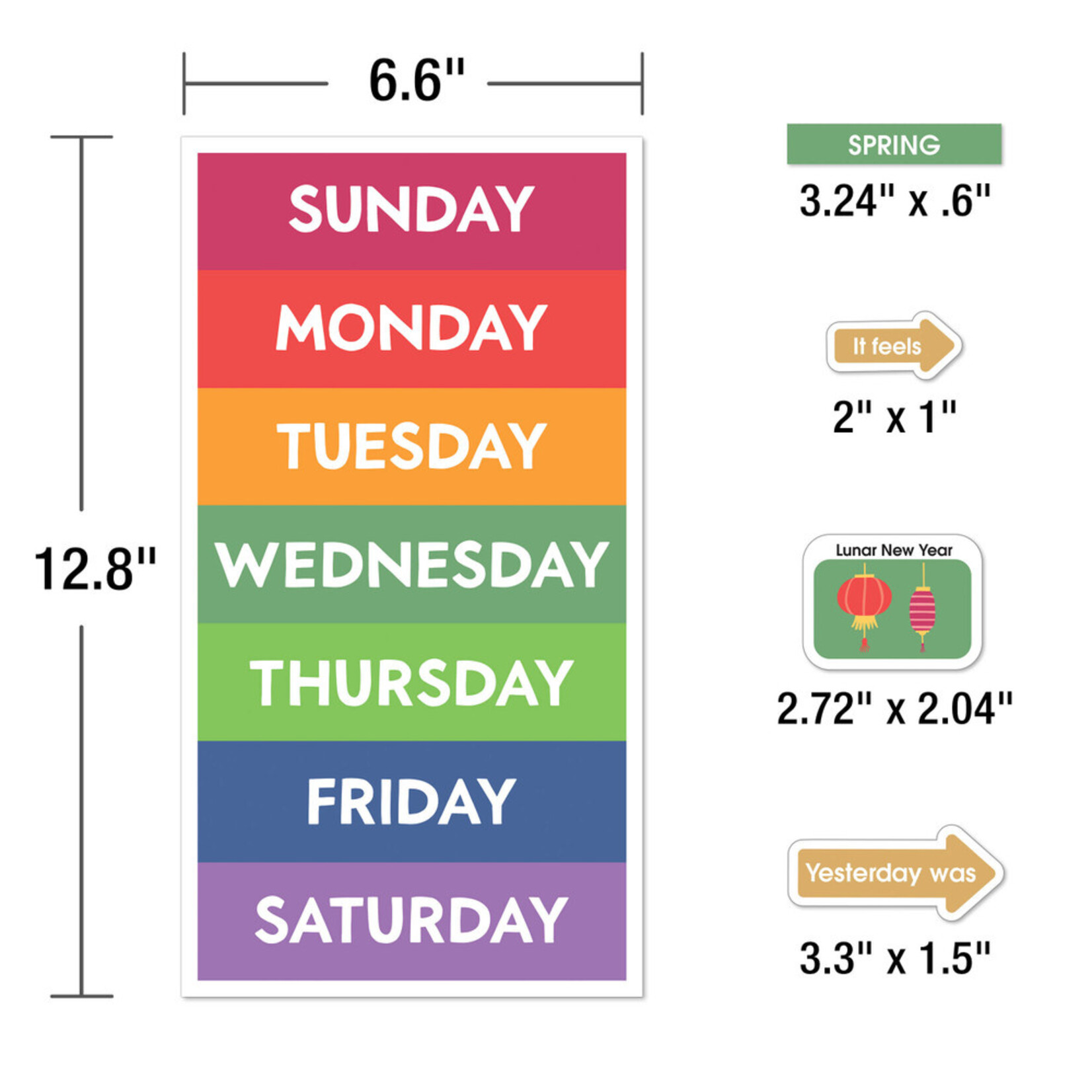 CARSON DELLOSA PUBLISHING CO Farmers Market Calendar Bulletin Board Set