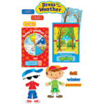CREATIVE TEACHING PRESS Dress for the Weather Bulletin Board Set