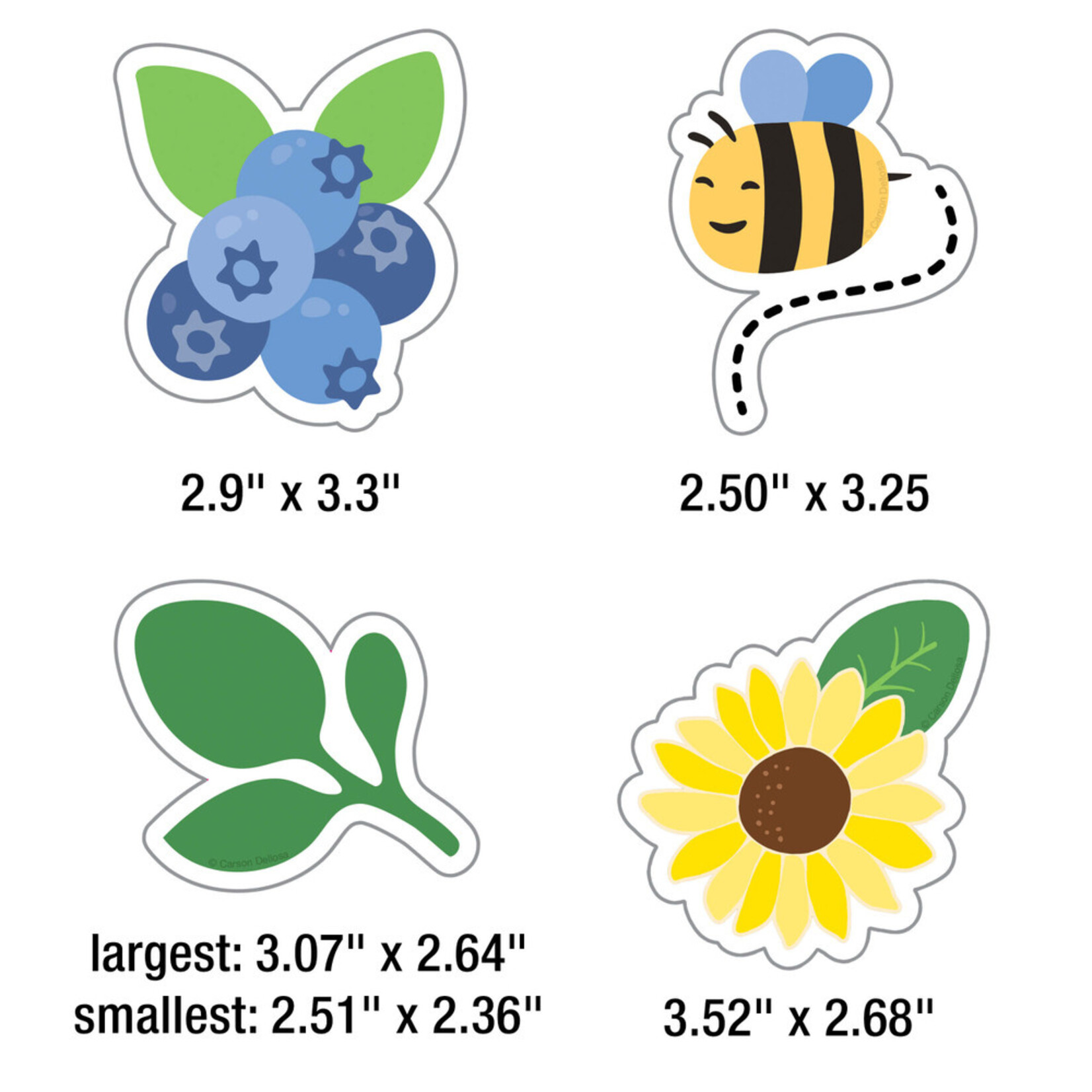 CARSON DELLOSA PUBLISHING CO Freshly Picked Friends Bulletin Board Set