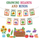 CARSON DELLOSA PUBLISHING CO Farmers Market Growing Hearts Growing Minds Bulletin Board Set