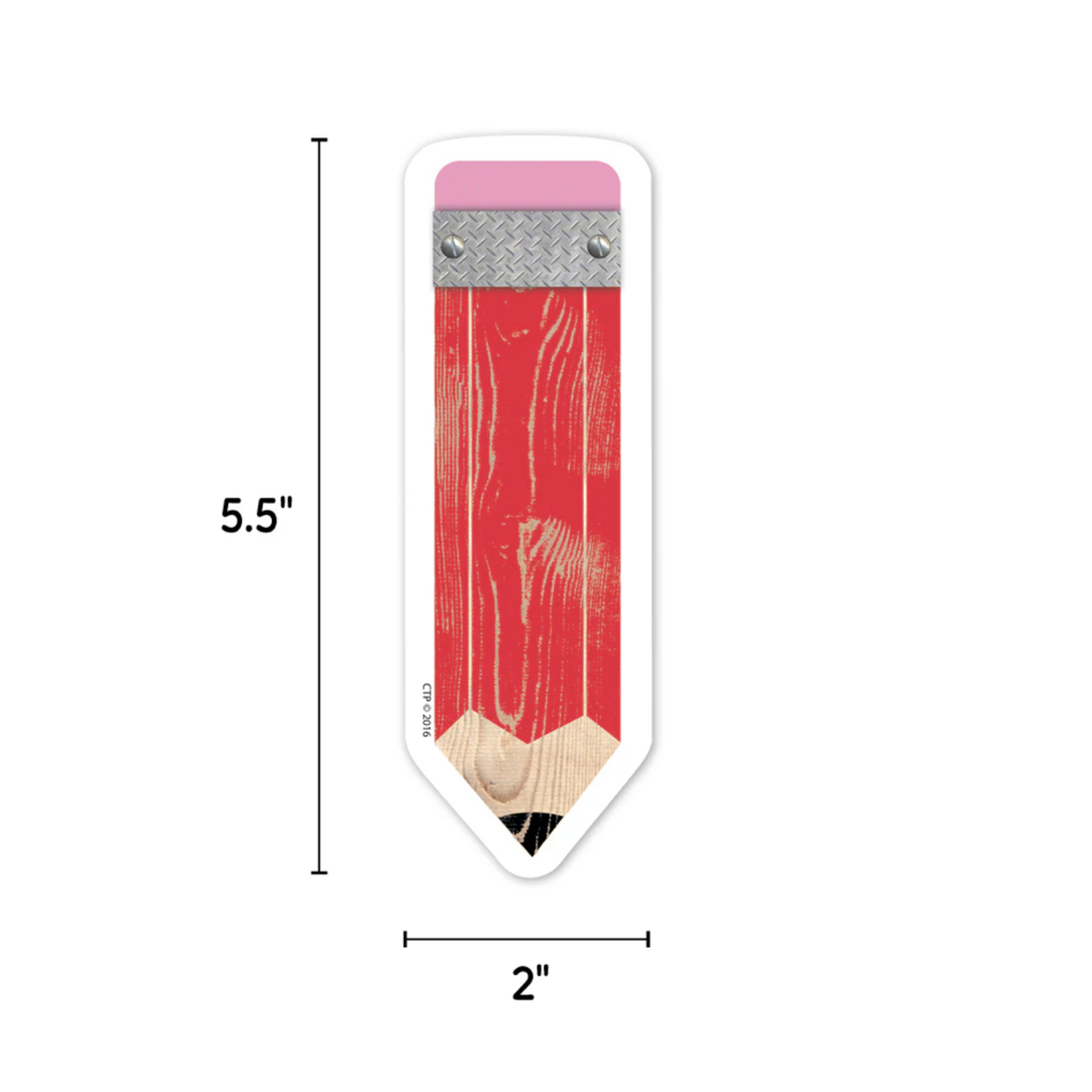 CREATIVE TEACHING PRESS Upcycle Style Pencils 6" Designer Cut-Outs