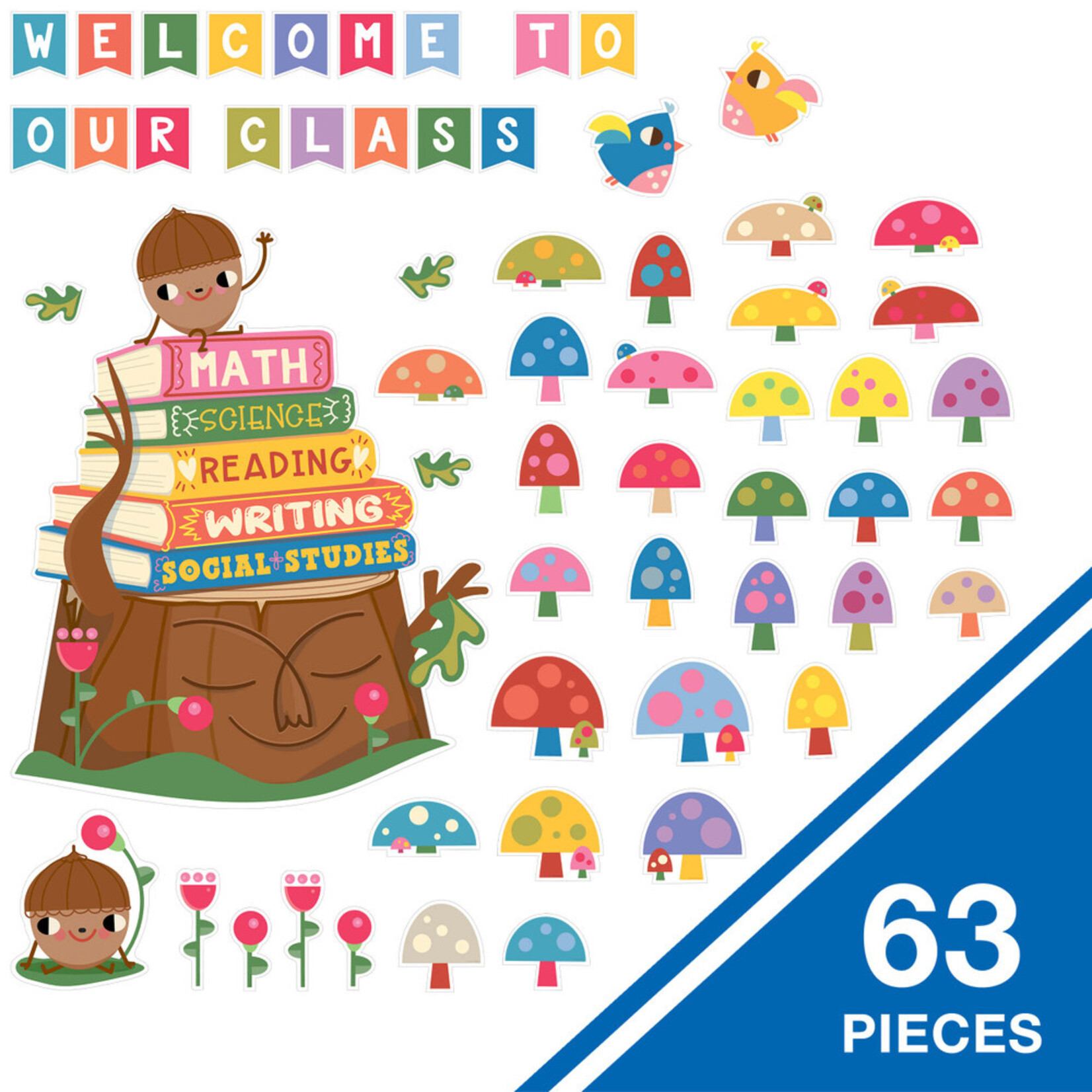 CARSON DELLOSA PUBLISHING CO Fairy Tale Forest Welcome to Our Class Bulletin Board Set