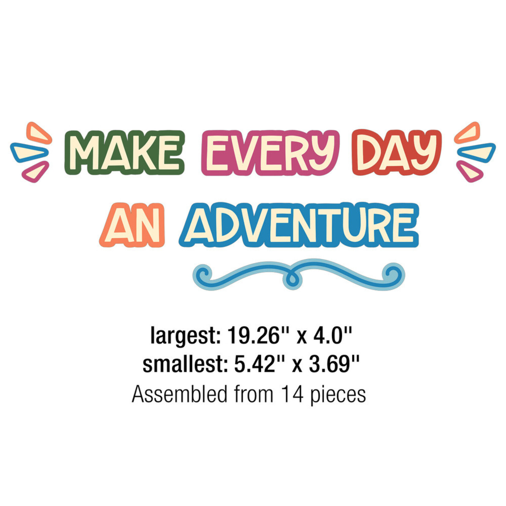 CARSON DELLOSA PUBLISHING CO Make Every Day an Adventure Bulletin Board Set