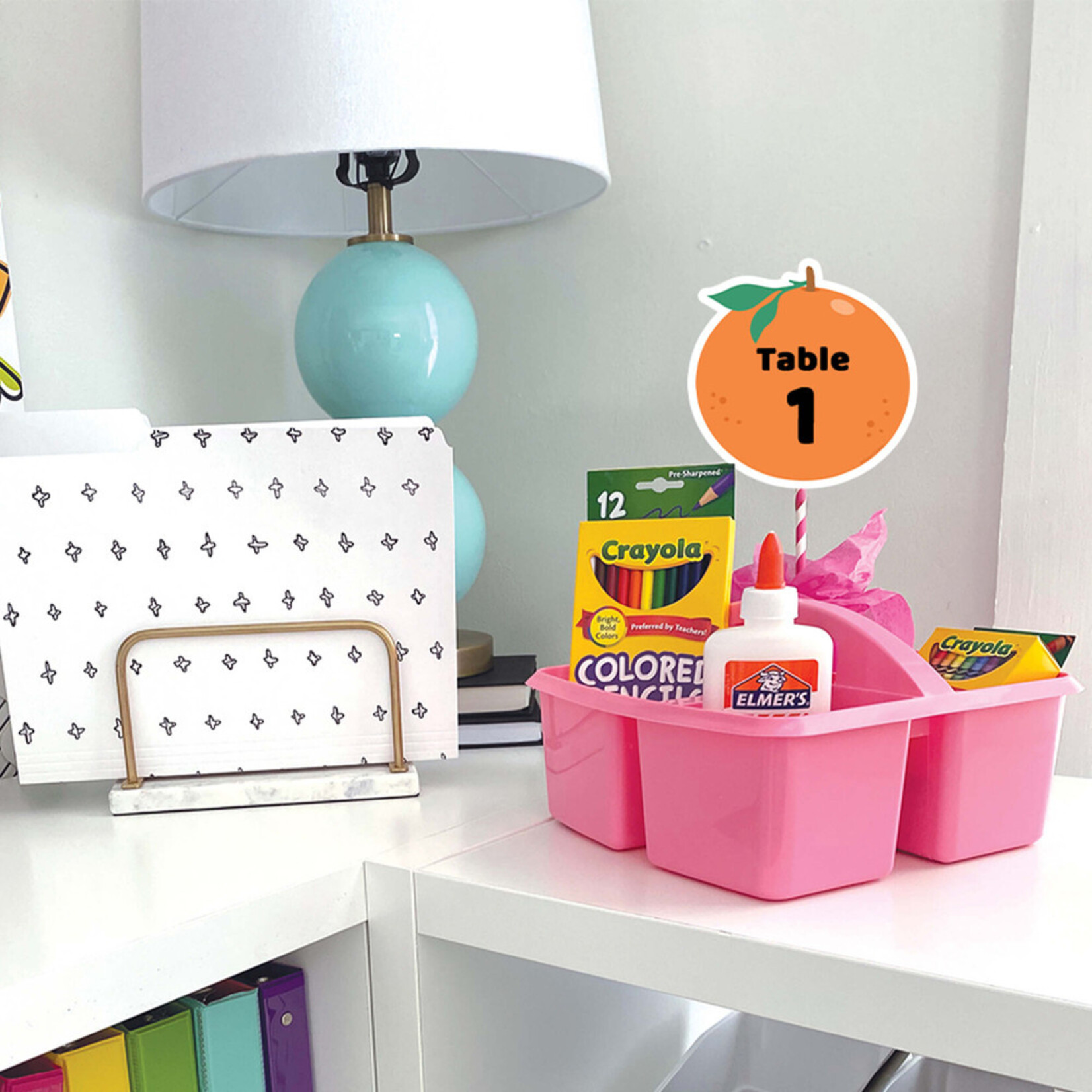 CARSON DELLOSA PUBLISHING CO Fruits and Veggies Cutouts