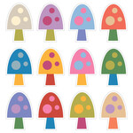 CARSON DELLOSA PUBLISHING CO Fairy Tale Forest: Mushrooms Cutouts