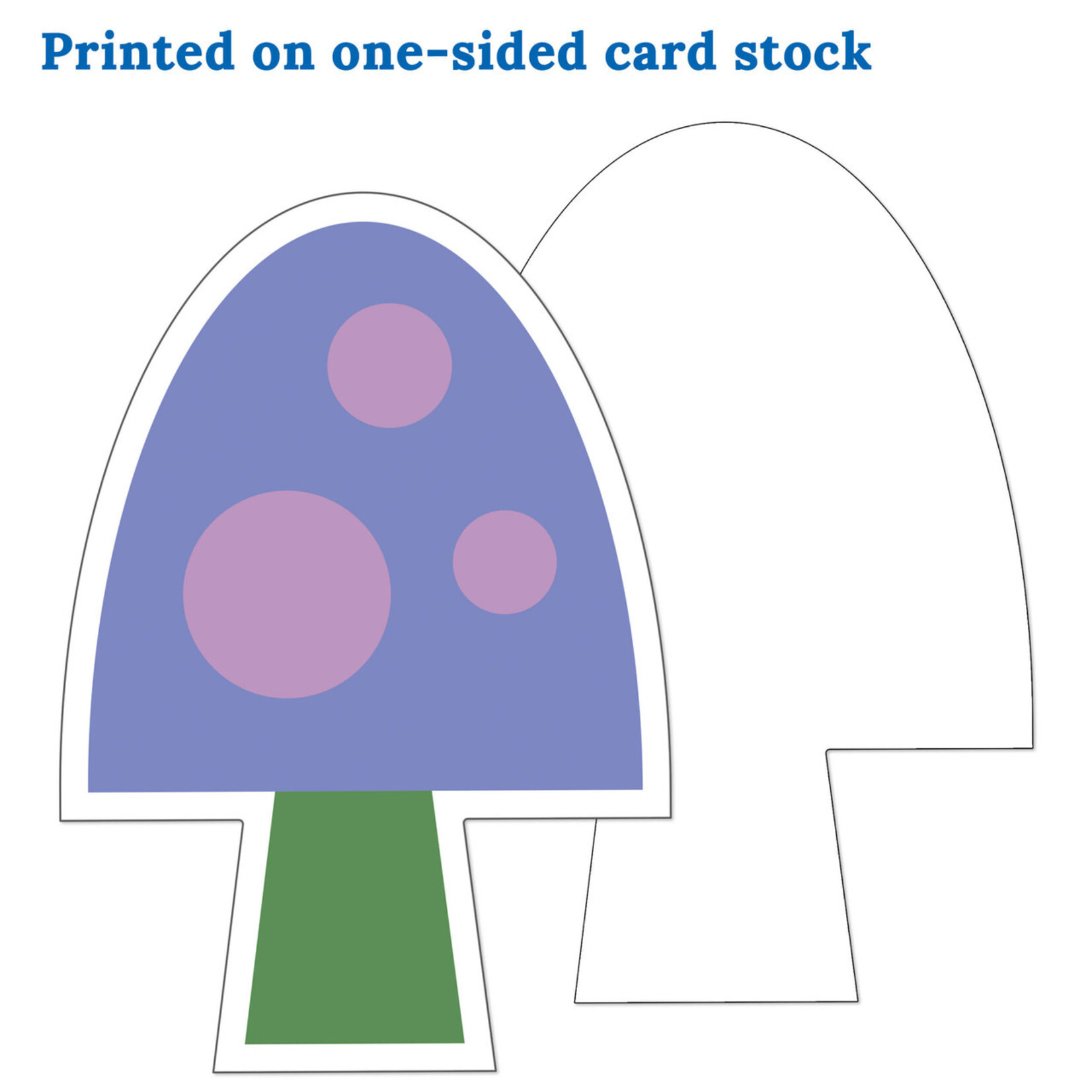 CARSON DELLOSA PUBLISHING CO Fairy Tale Forest: Mushrooms Cutouts