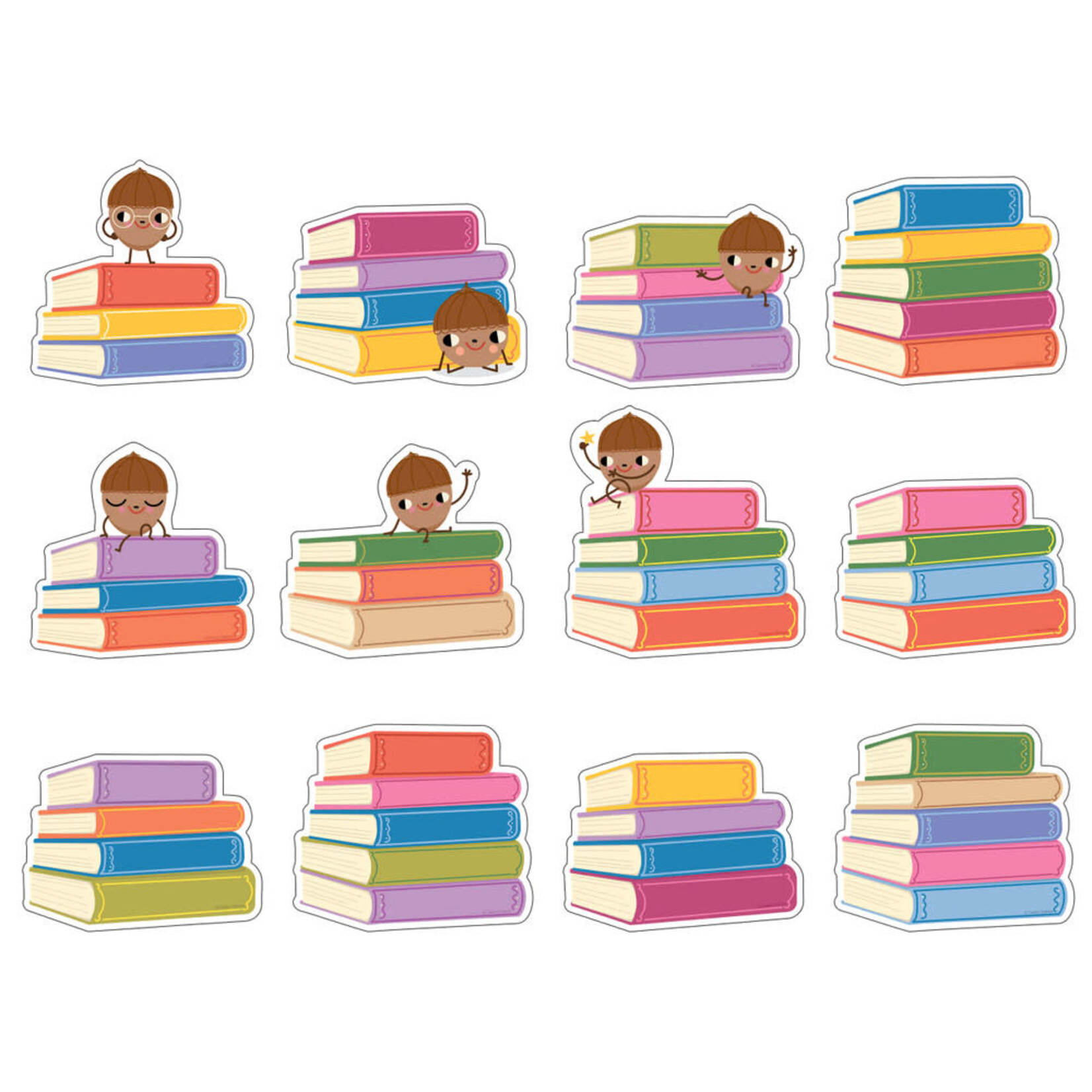 CARSON DELLOSA PUBLISHING CO Fairy Tale Forest: Bookstacks Cutouts