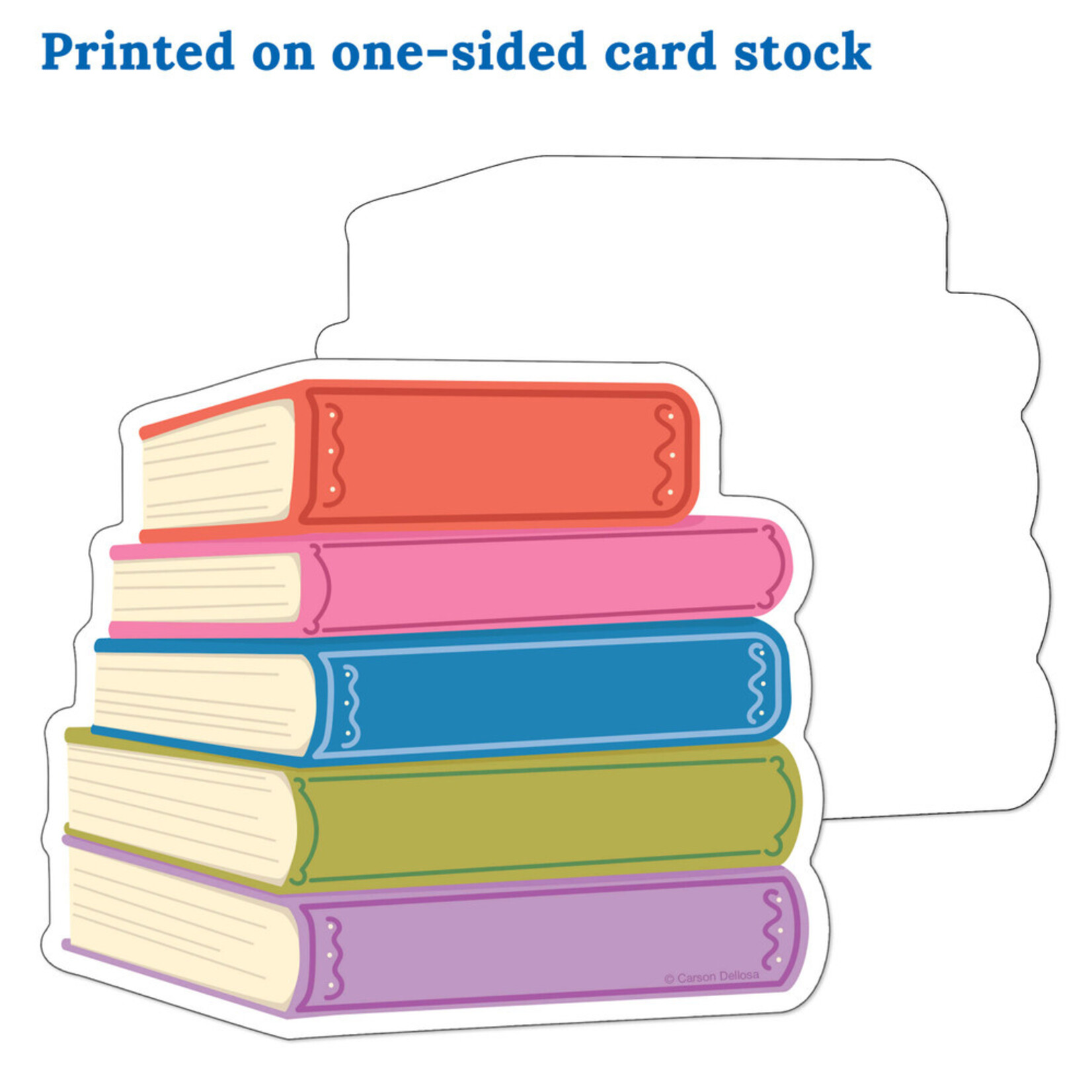 CARSON DELLOSA PUBLISHING CO Fairy Tale Forest: Bookstacks Cutouts