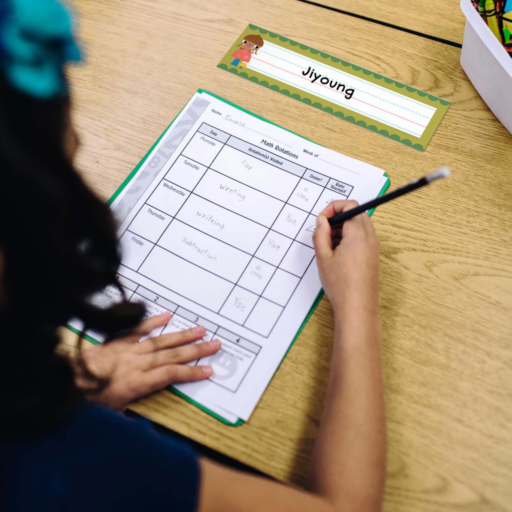 CARSON DELLOSA PUBLISHING CO Fairy Tale Forest Name Plates