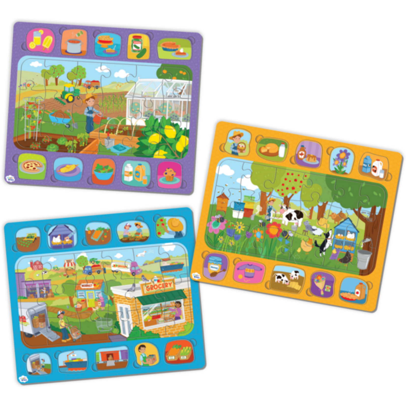 TEACHER CREATED RESOURCES Wiggle Brain Tray Puzzles: From Farms to You!