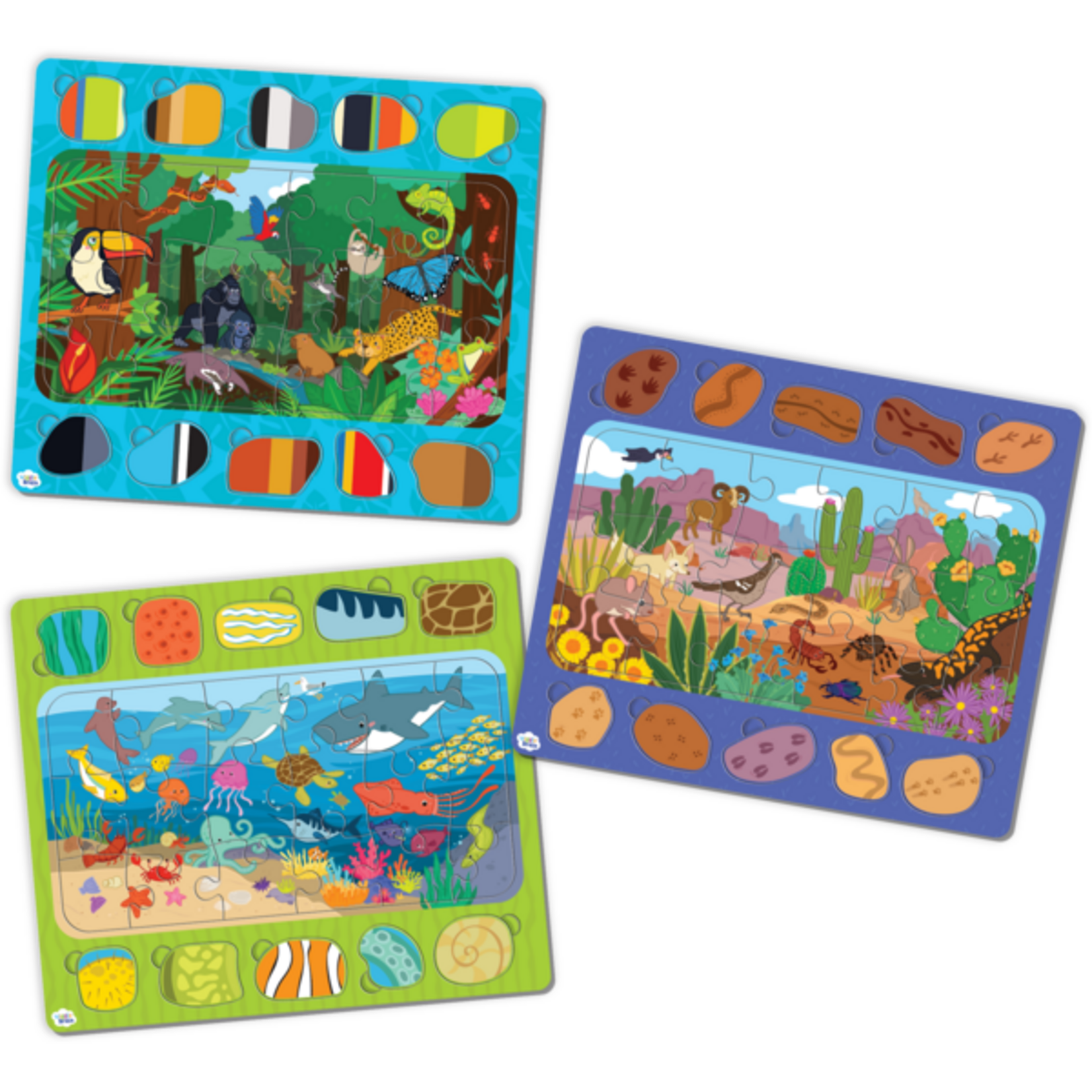 TEACHER CREATED RESOURCES Wiggle Brain Tray Puzzles: Wildlife in Focus