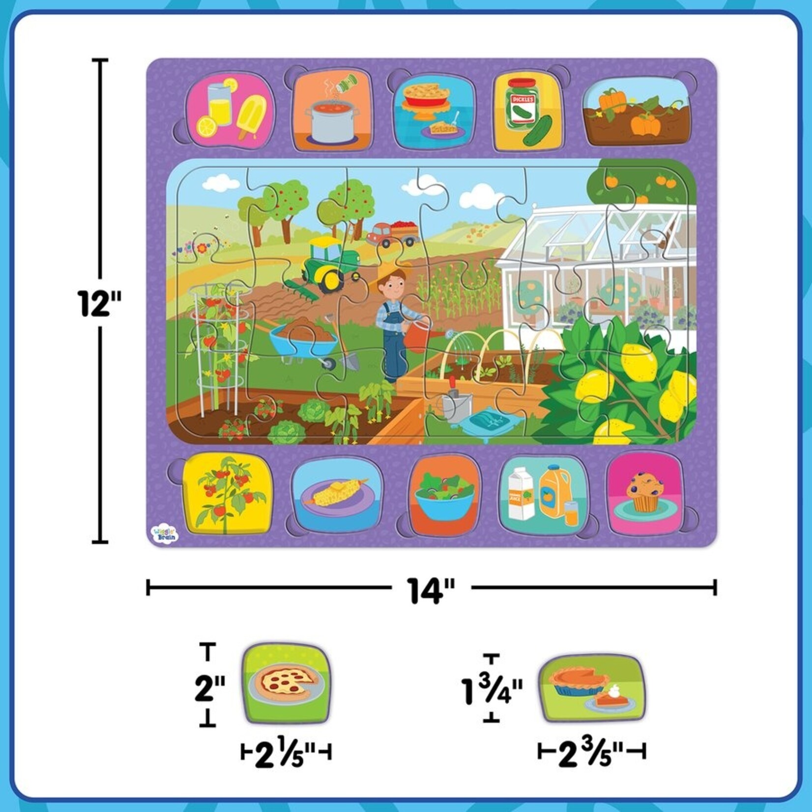 TEACHER CREATED RESOURCES Wiggle Brain Tray Puzzles: From Farms to You!