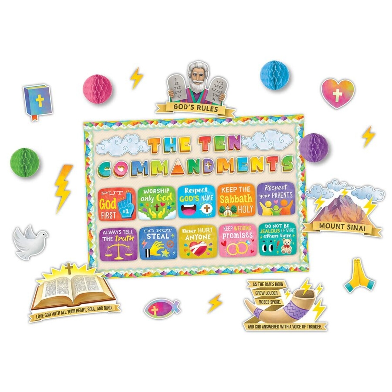 TEACHER CREATED RESOURCES The Ten Commandments Create & Decorate Quick Kit