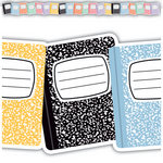 TEACHER CREATED RESOURCES Cool for School Composition Books Die-Cut Border Trim