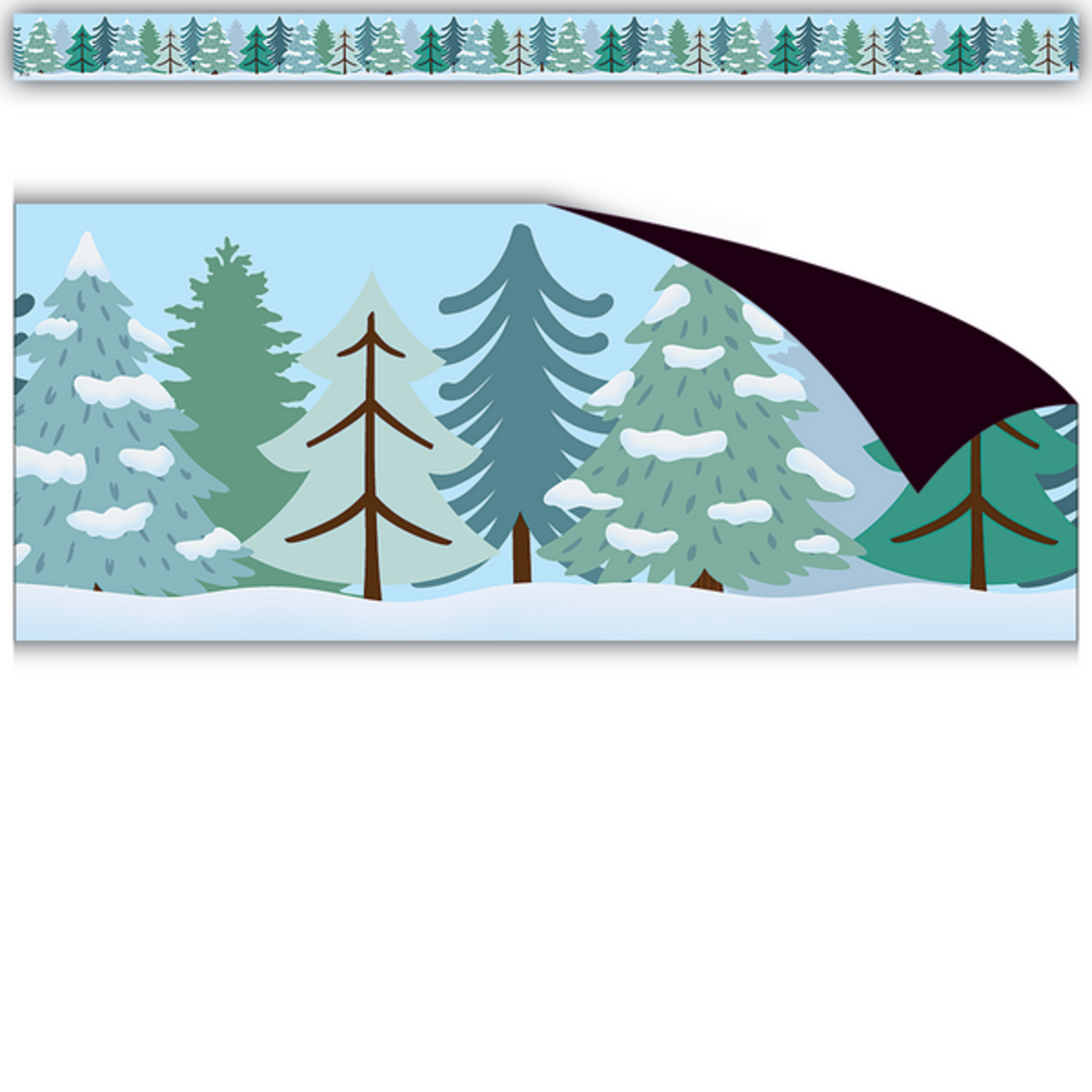 TEACHER CREATED RESOURCES Winter Trees Magnetic Border