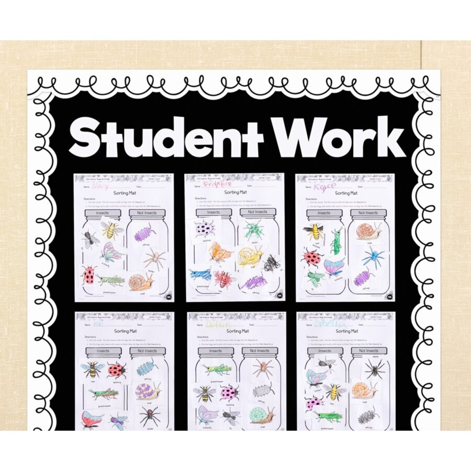 TEACHER CREATED RESOURCES White 4" Everyday Letters Combo Pack