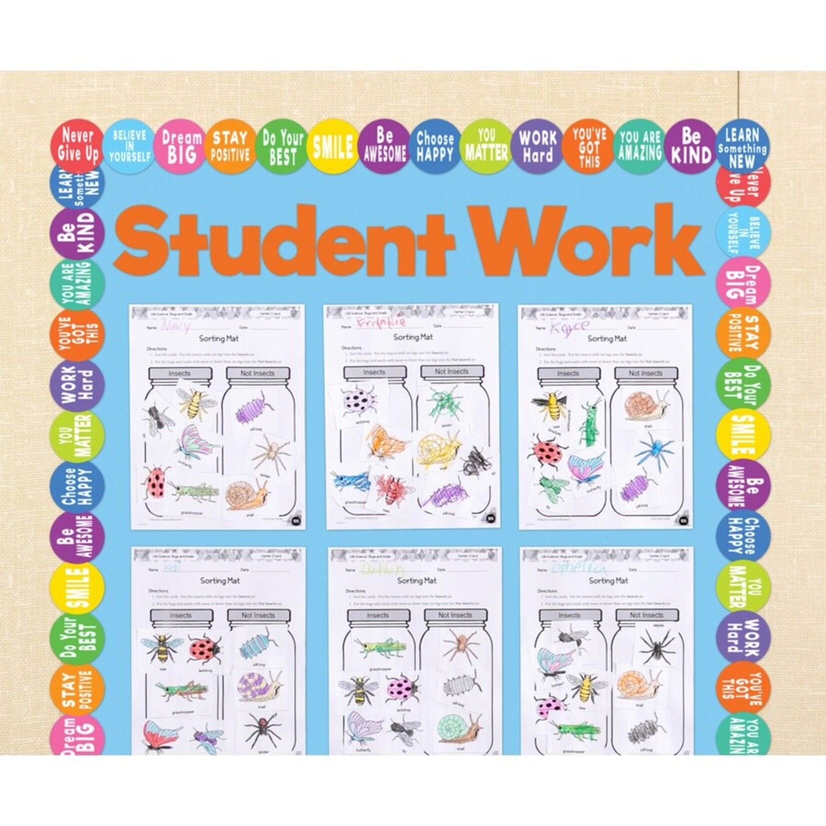 TEACHER CREATED RESOURCES Orange 4" Everyday Letters Combo Pack
