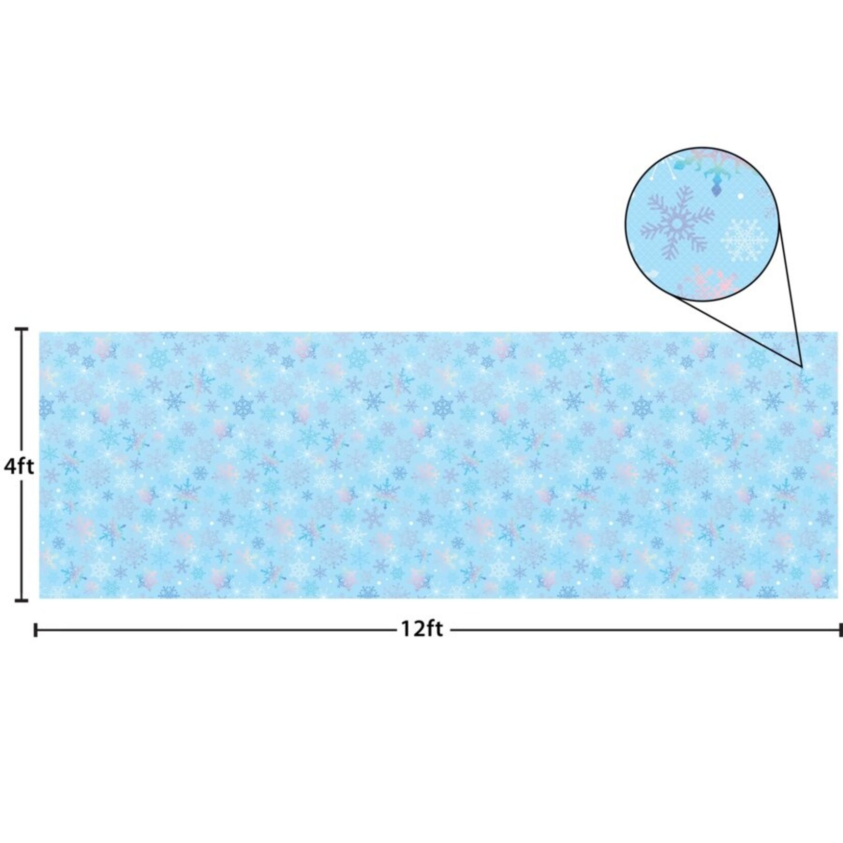 TEACHER CREATED RESOURCES Snowflakes Better Than Paper Bulletin Board Roll