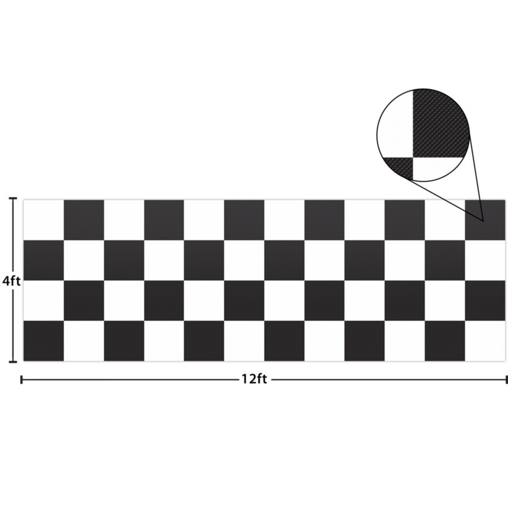 TEACHER CREATED RESOURCES Black and White Big Checkers Better Than Paper Bulletin Board Roll