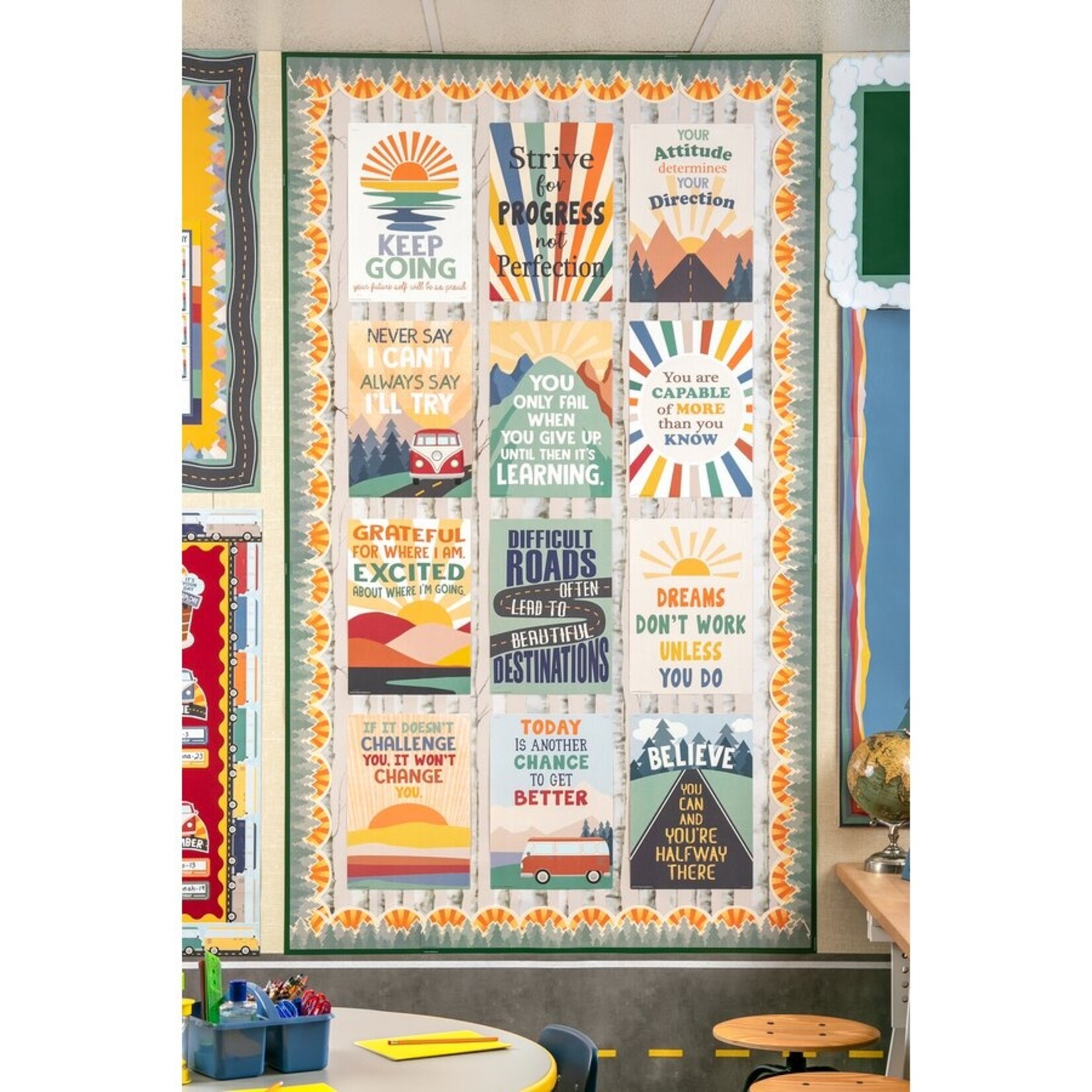 TEACHER CREATED RESOURCES Birch Trees Better Than Paper Bulletin Board Roll