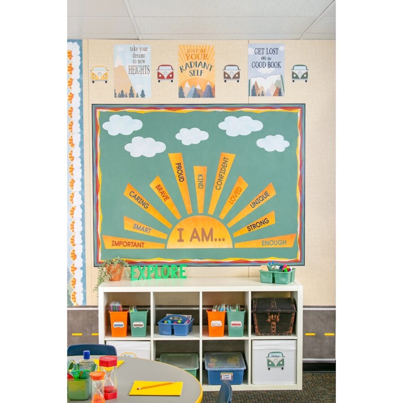 TEACHER CREATED RESOURCES Retreat Green Better Than Paper Bulletin Board Roll