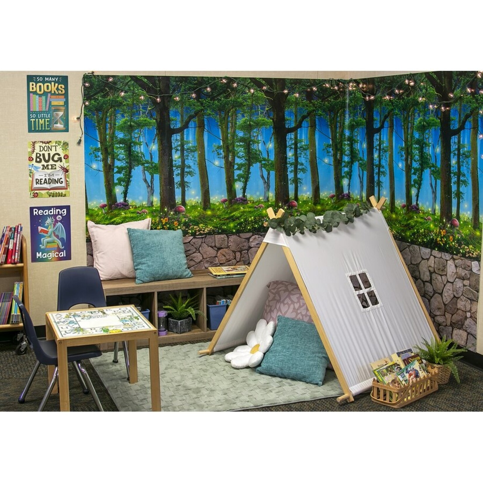 TEACHER CREATED RESOURCES Enchanted Forest Better Than Paper Bulletin Board Roll