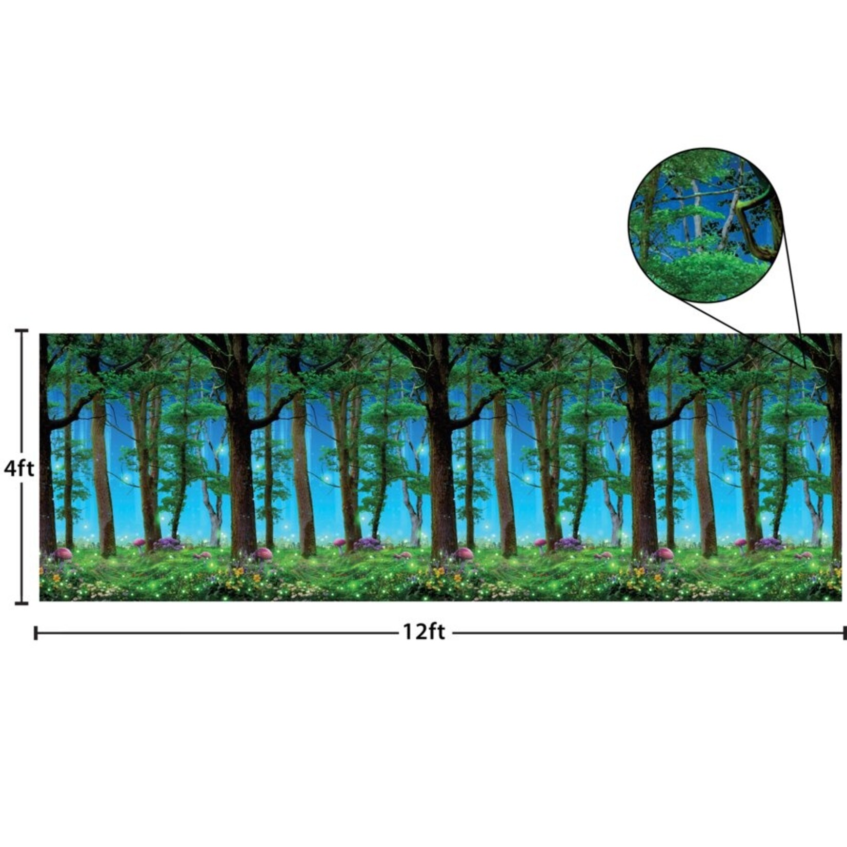 TEACHER CREATED RESOURCES Enchanted Forest Better Than Paper Bulletin Board Roll