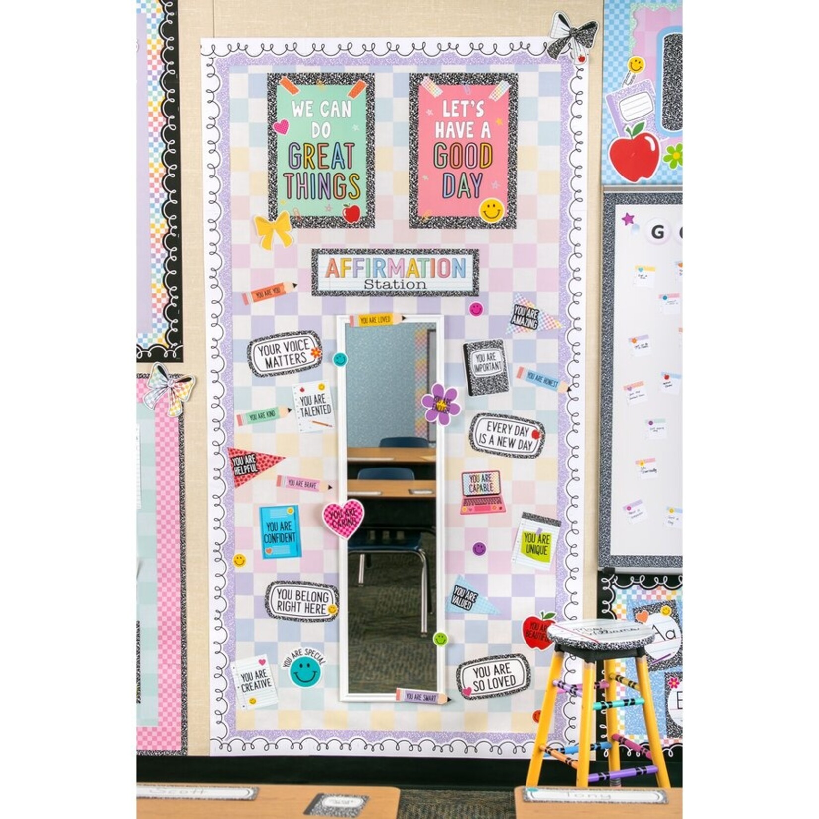 TEACHER CREATED RESOURCES Cool for School Checkers Better Than Paper Bulletin Board Roll