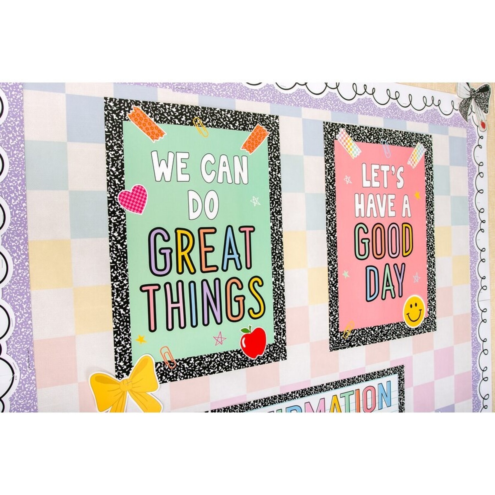 TEACHER CREATED RESOURCES Cool for School Checkers Better Than Paper Bulletin Board Roll