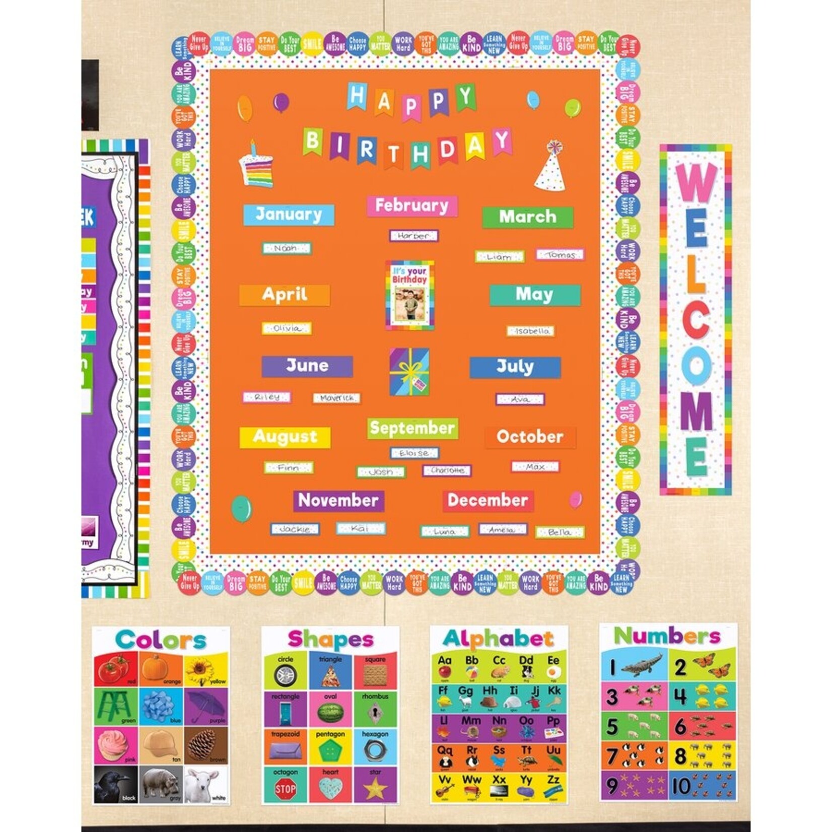 TEACHER CREATED RESOURCES Orange Better Than Paper Bulletin Board Roll