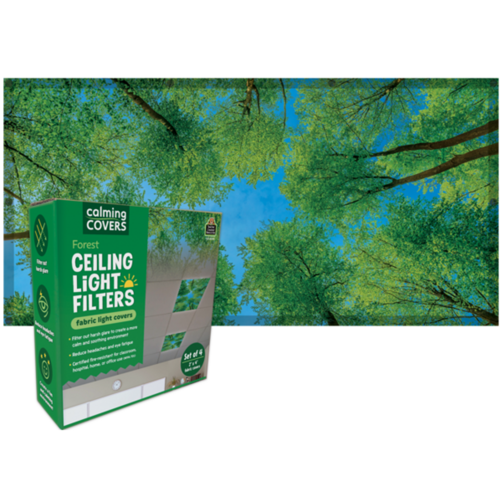 TEACHER CREATED RESOURCES Forest Calming Covers Ceiling Light Filters