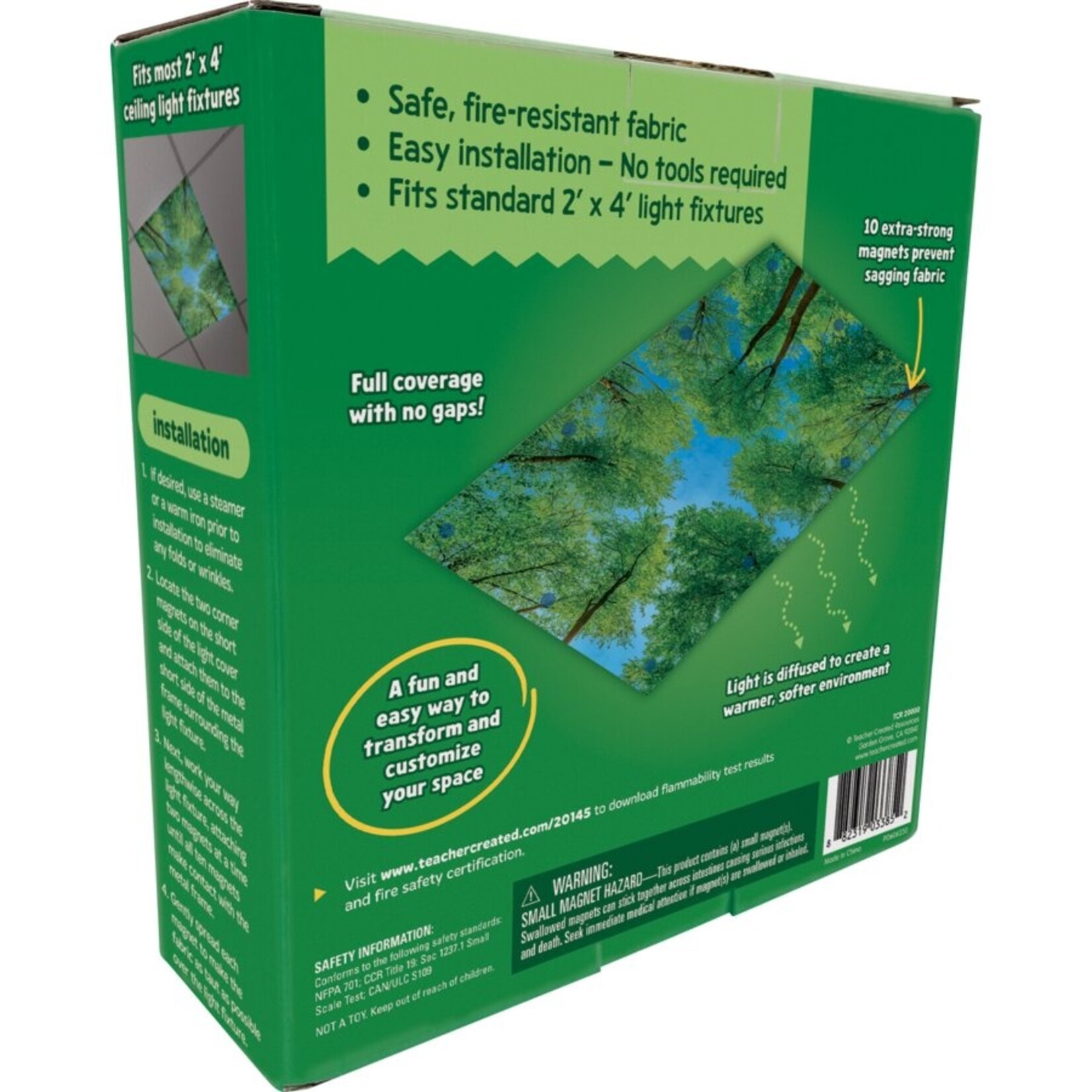 TEACHER CREATED RESOURCES Forest Calming Covers Ceiling Light Filters