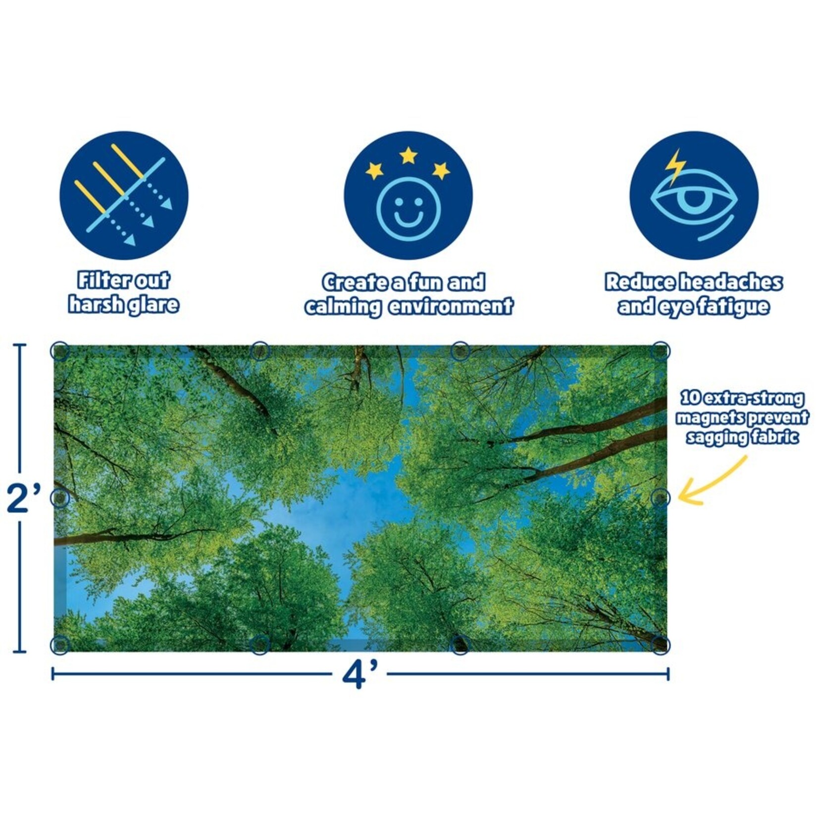 TEACHER CREATED RESOURCES Forest Calming Covers Ceiling Light Filters