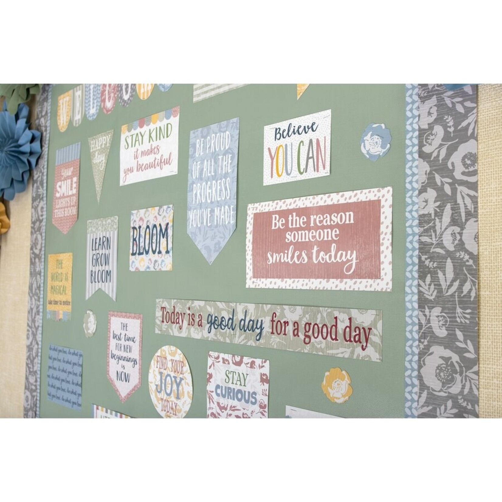 TEACHER CREATED RESOURCES Sage Green Better Than Paper Bulletin Board Roll