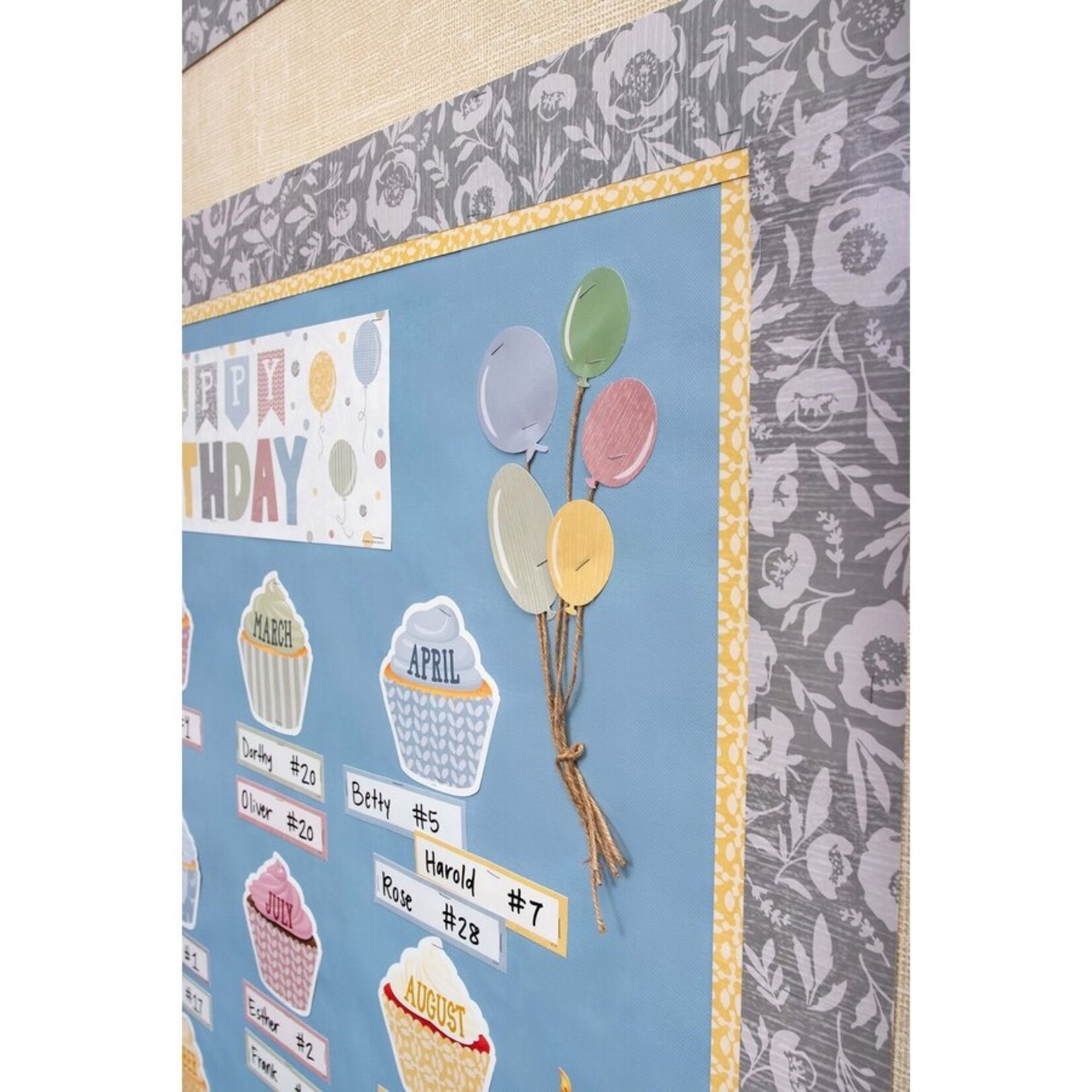 TEACHER CREATED RESOURCES Cottage Blue Better Than Paper Bulletin Board Roll