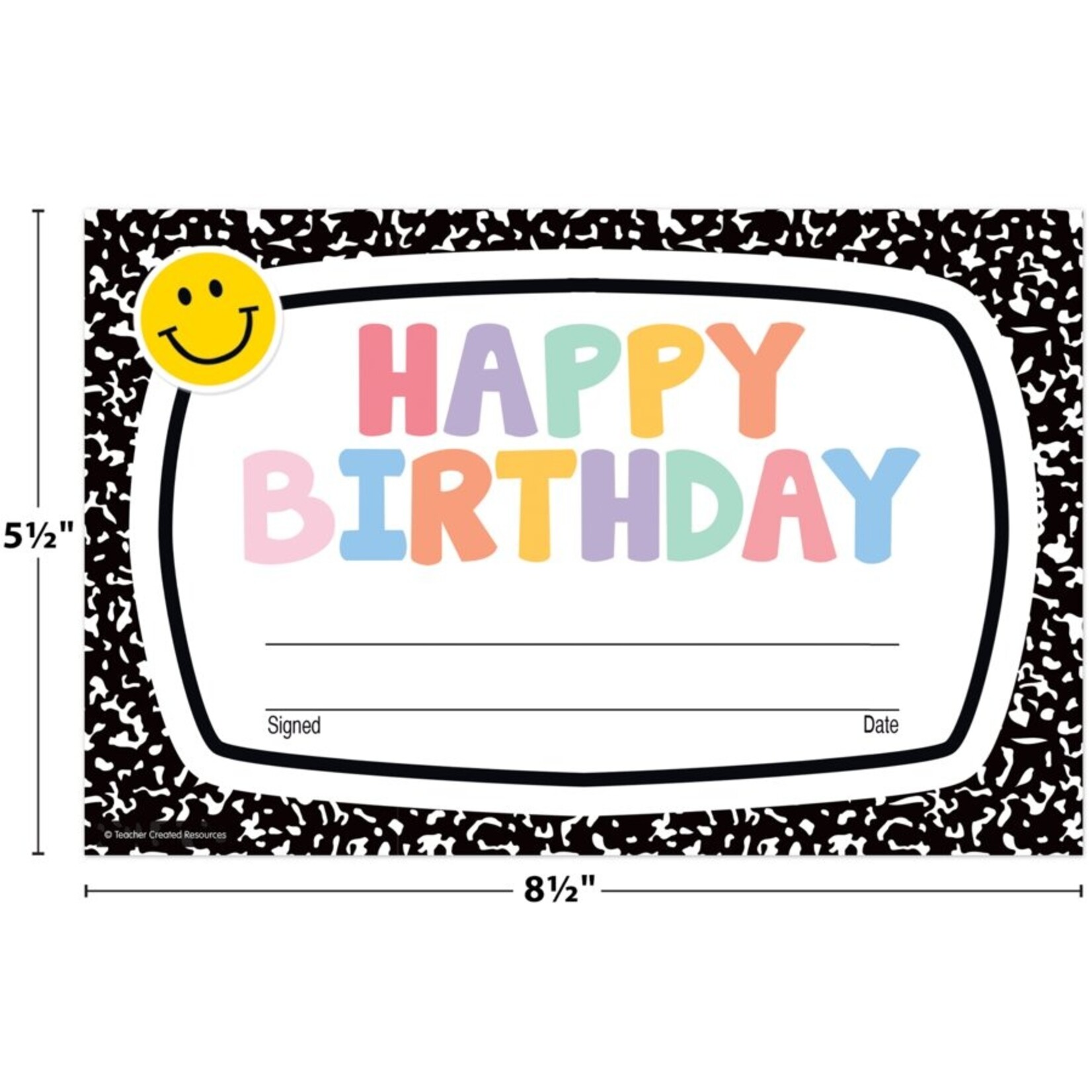 TEACHER CREATED RESOURCES Cool for School Happy Birthday Awards