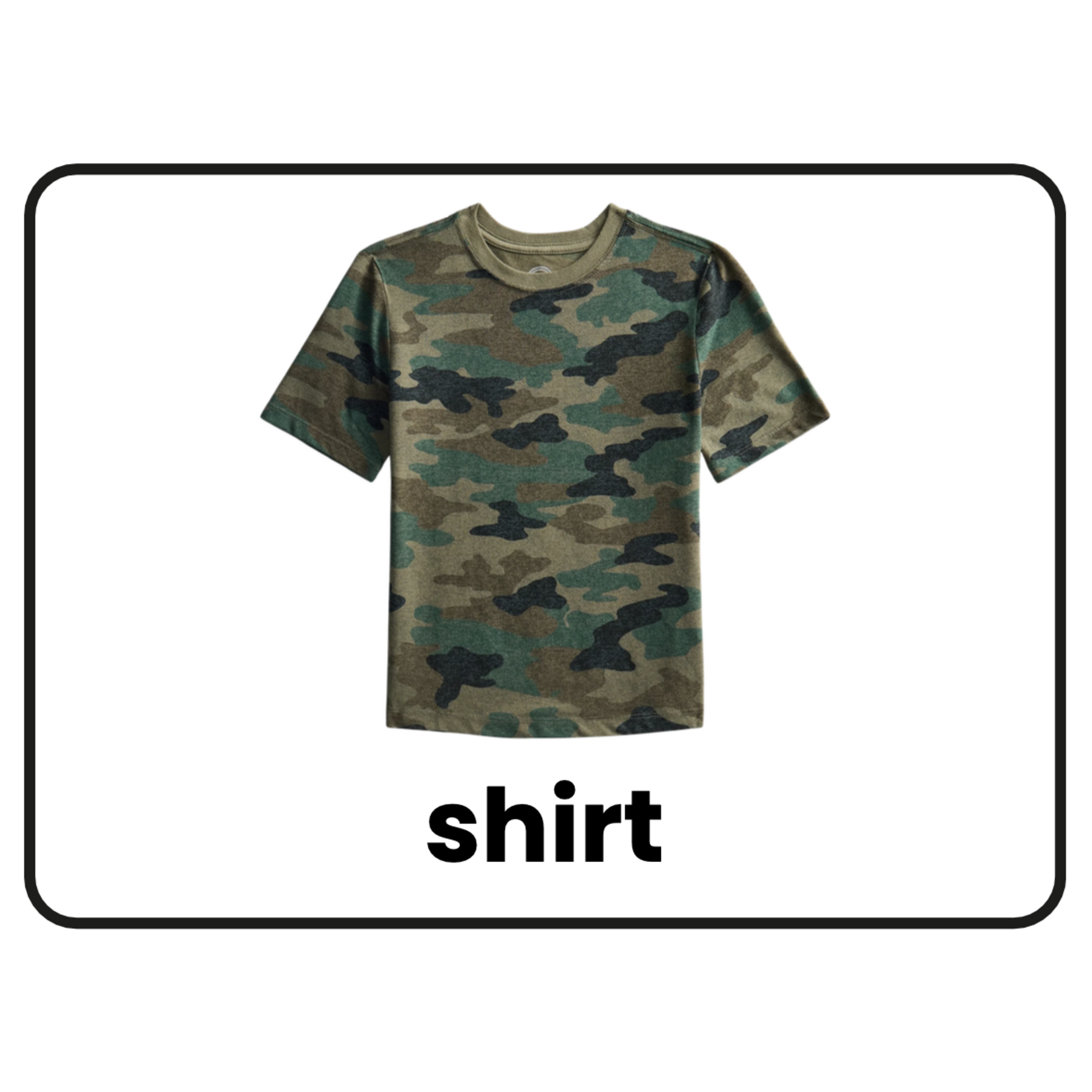 Stimuli Cards Clothing