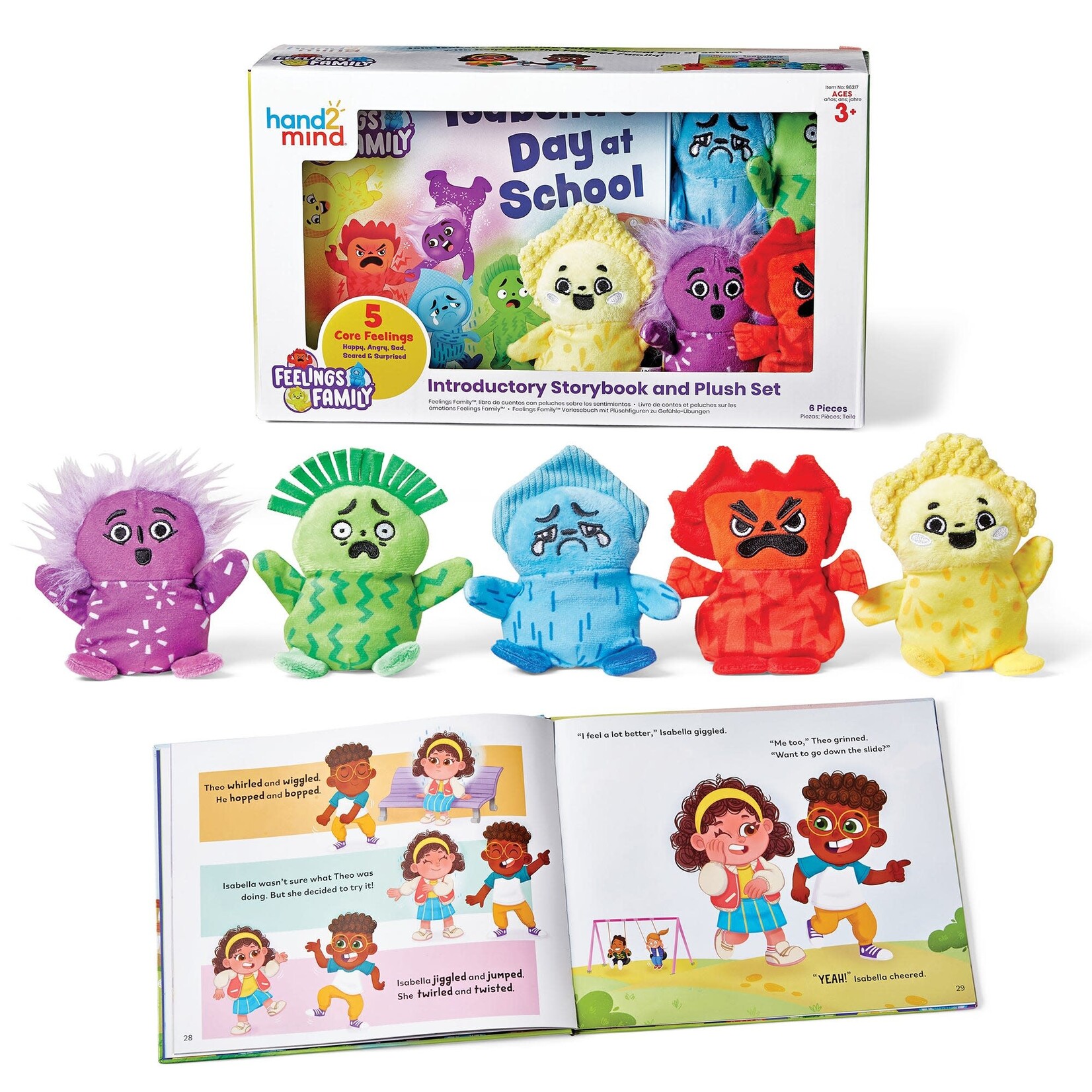 Feelings Family Introductory Storybook and Plush Set
